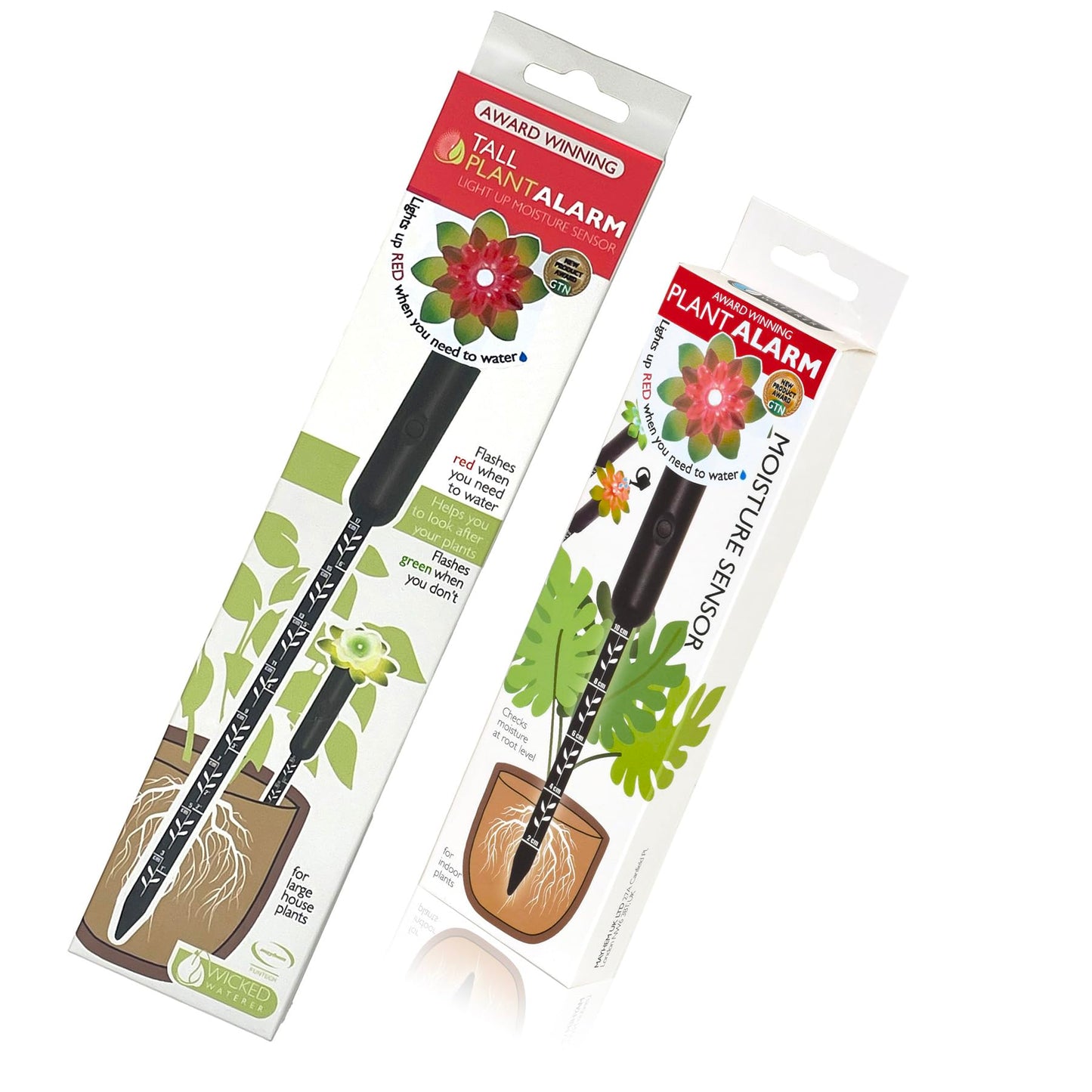 Wicked Waterer Tall Plant Alarm - Inserts 7" into Soil - Automatic Warning