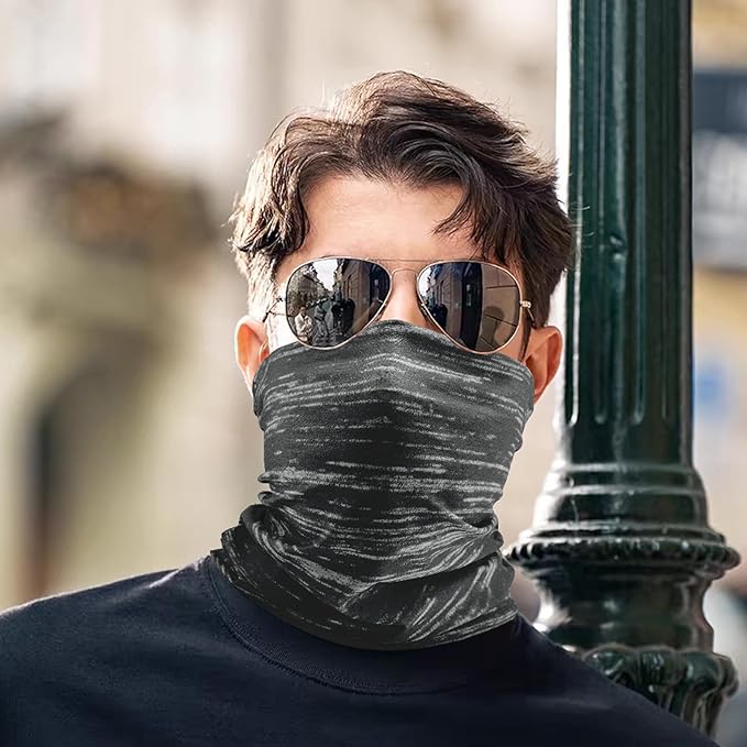 Neck Gaiter Fishing Face Gator Sun Protection & Wind-proof For Fishing Hiking Cycling Camping Yard Work Bandana Mask