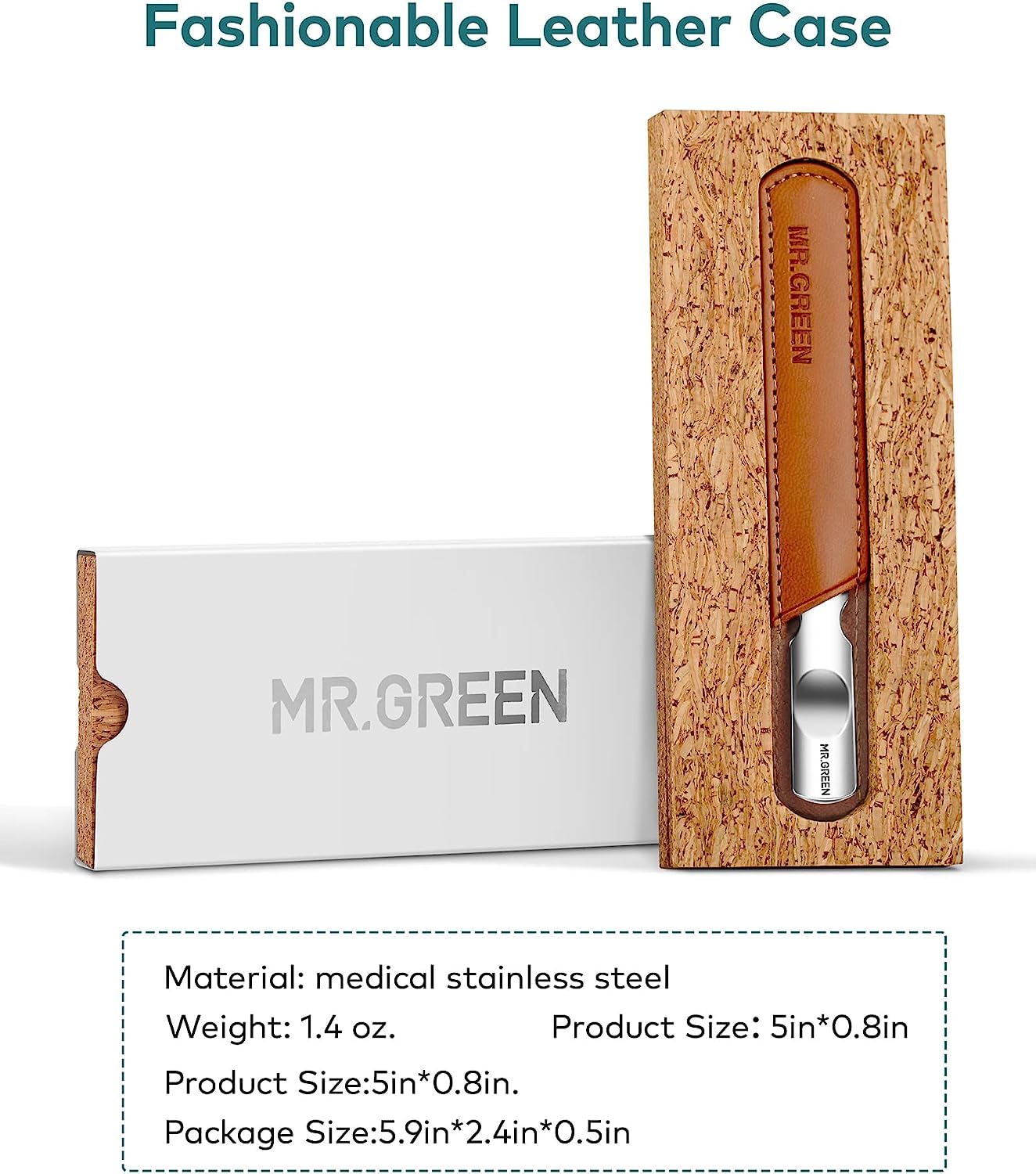 Large Stainless Steel Nail File with Medium Pointed Stainless Steel Nail File