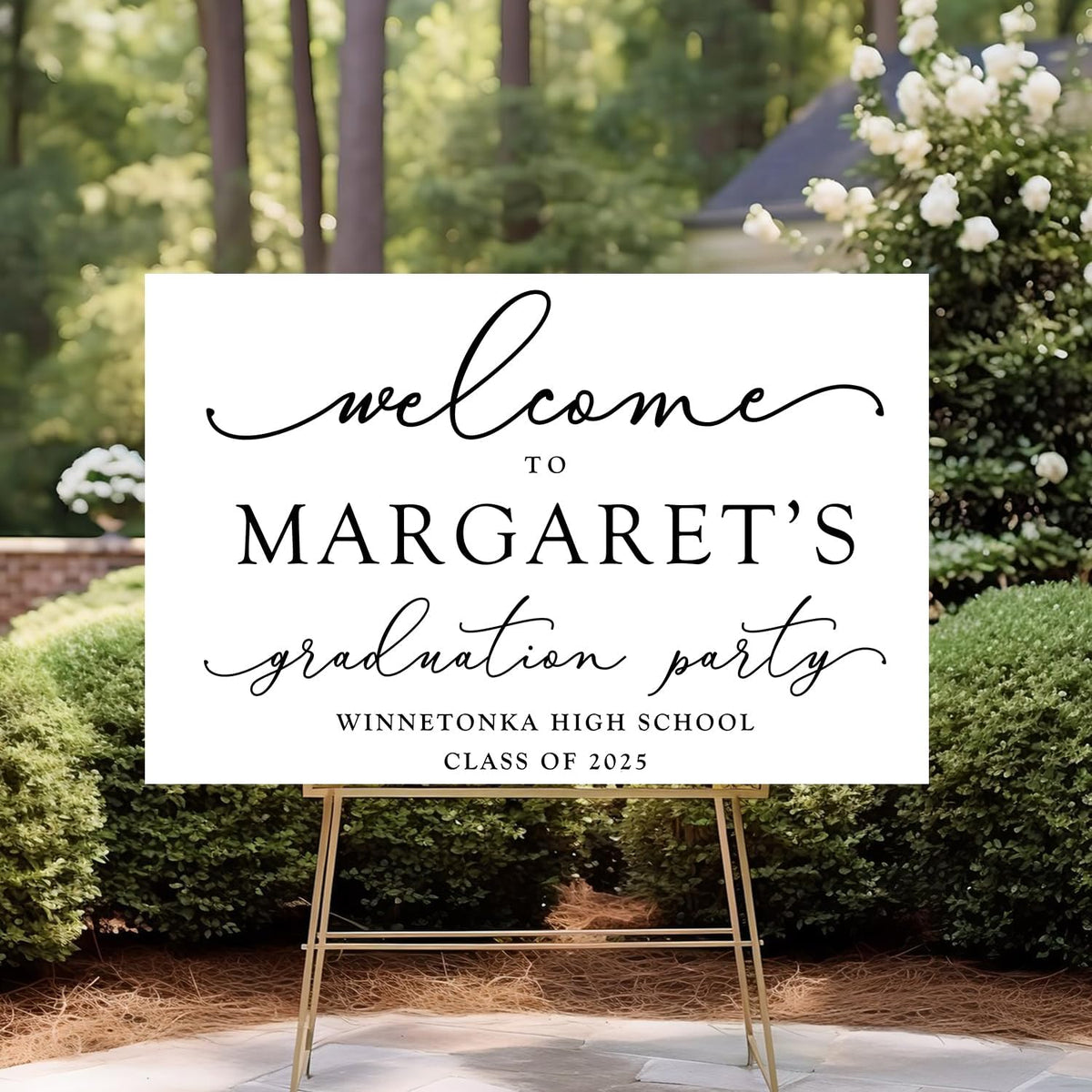 Class of 2024 Welcome Sign, Graduation Party Welcome Sign, Graduation Party Welcome Sign 2024, Modern Minimalist Graduation Welcome, 2024 Graduation Party Welcome Sign