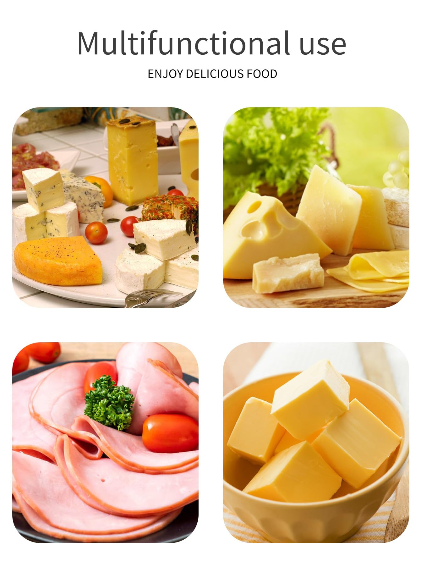 Cheese Slicer,Stainless Steel Cheese Slicer Kit, Handheld Cheese Cutter for Block Cheese & Butter, Charcuterie Board with Kitchen Slicer, Cheese Cutting Board & Butter Slicer Cutter