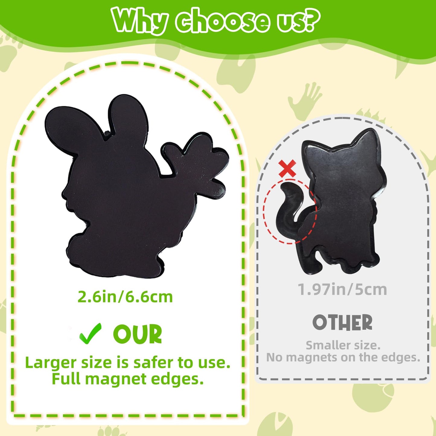 12PCS Fridge Magnets for Toddlers Cute Farm Animals Refrigerator Magnets Large Full Back Magnetic Animal Decorative Fridge Magnets Funny Rubber Magnetic Gift for Refrigerator Whiteboard Cruise Door