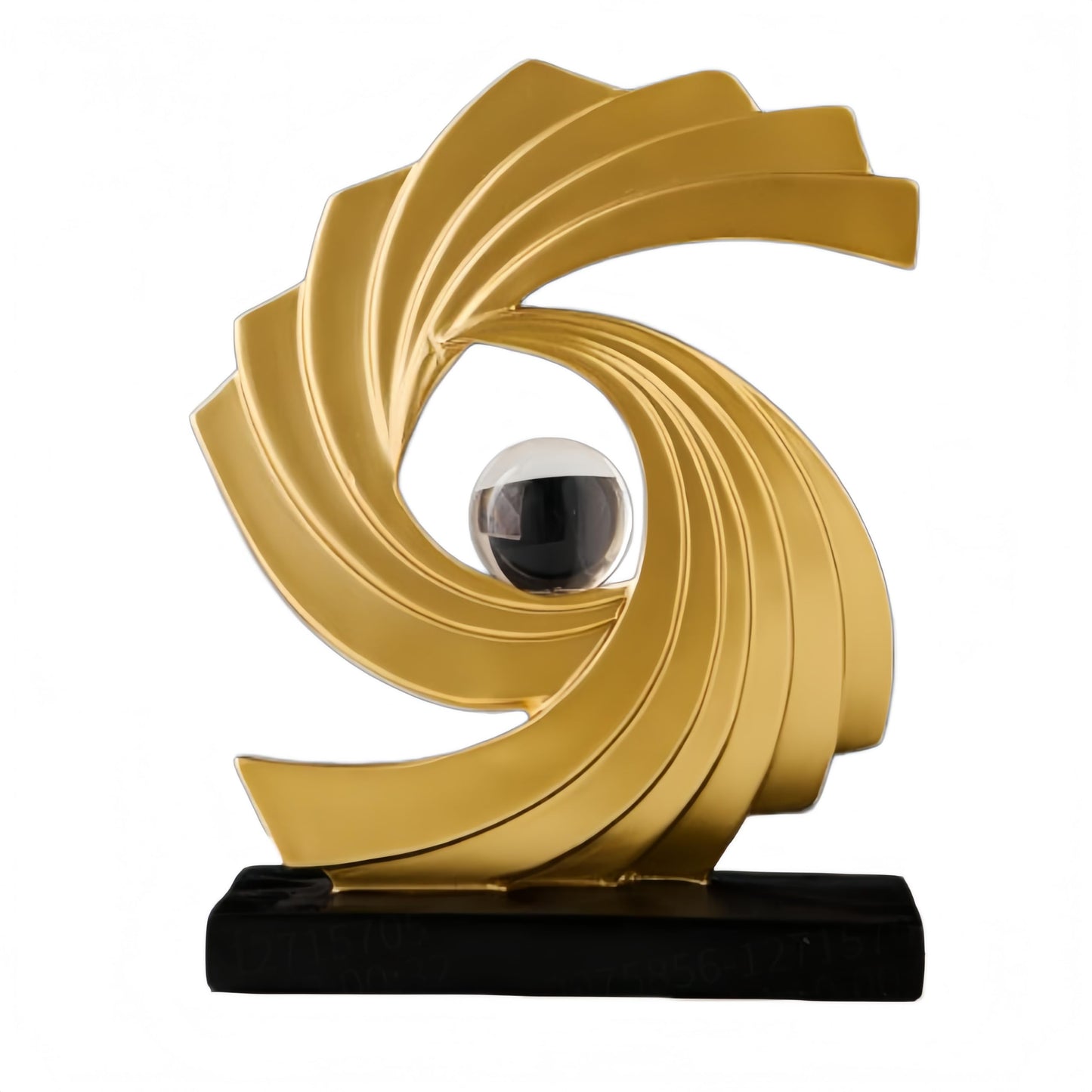 AWNR Gold Abstract Statue Accent Decor, Adornos para Sala Modernos Shelf Decor Aesthetic for Coffee Table, Modern Home, TV Stand, Men's Bedroom, Coffee Table, Console Table, Entryway