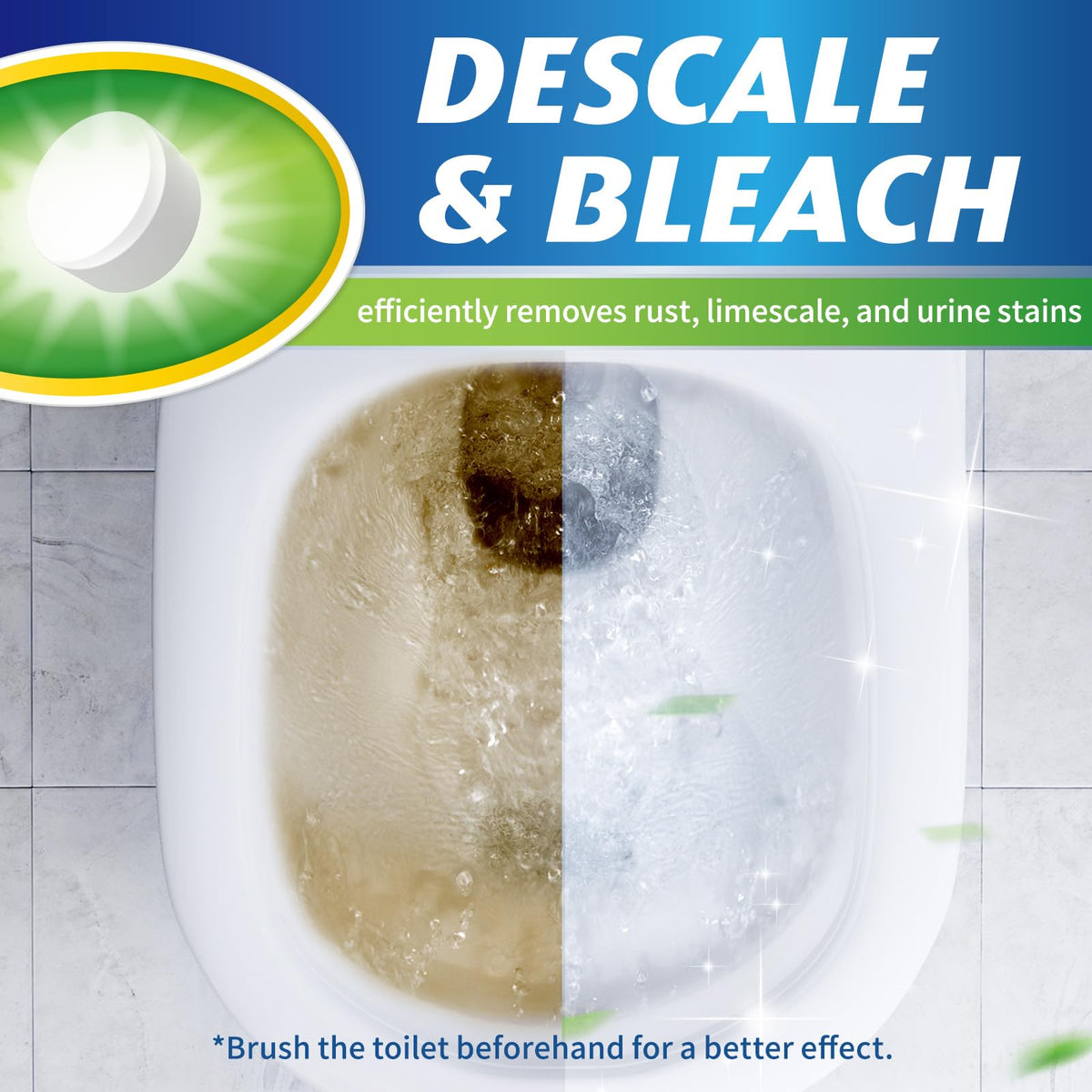 Toilet Bowl Cleaner Tablets (60 Count)