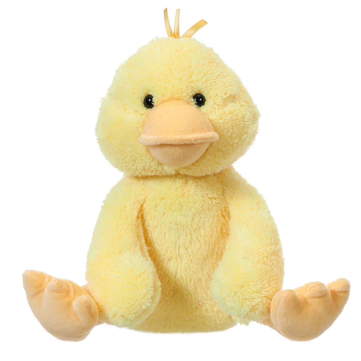 Apricot Lamb Toys Plush Yellow Duck Stuffed Animal Soft Cuddly Perfect for Child (Velvet Duck,12 Inches)