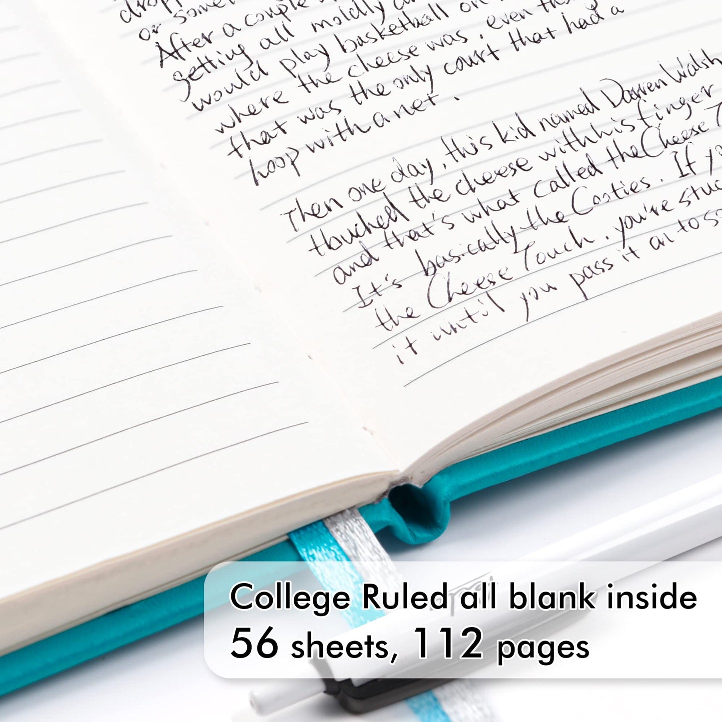 feela 15 Pack Pocket Small Notebooks Bulk, Mini Cute Notepads Hardcover College Ruled Lined Journals with Pen Holder for School Business Memos, with 15 Black Pens, 3.5”x 5.5”, A6, Emerald