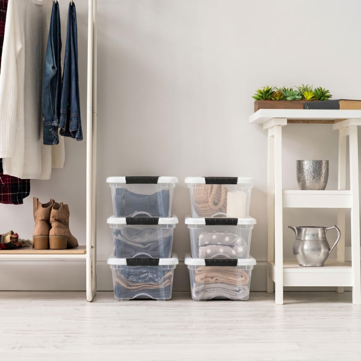 13 Qt Storage Bins with Lids (6 Count)