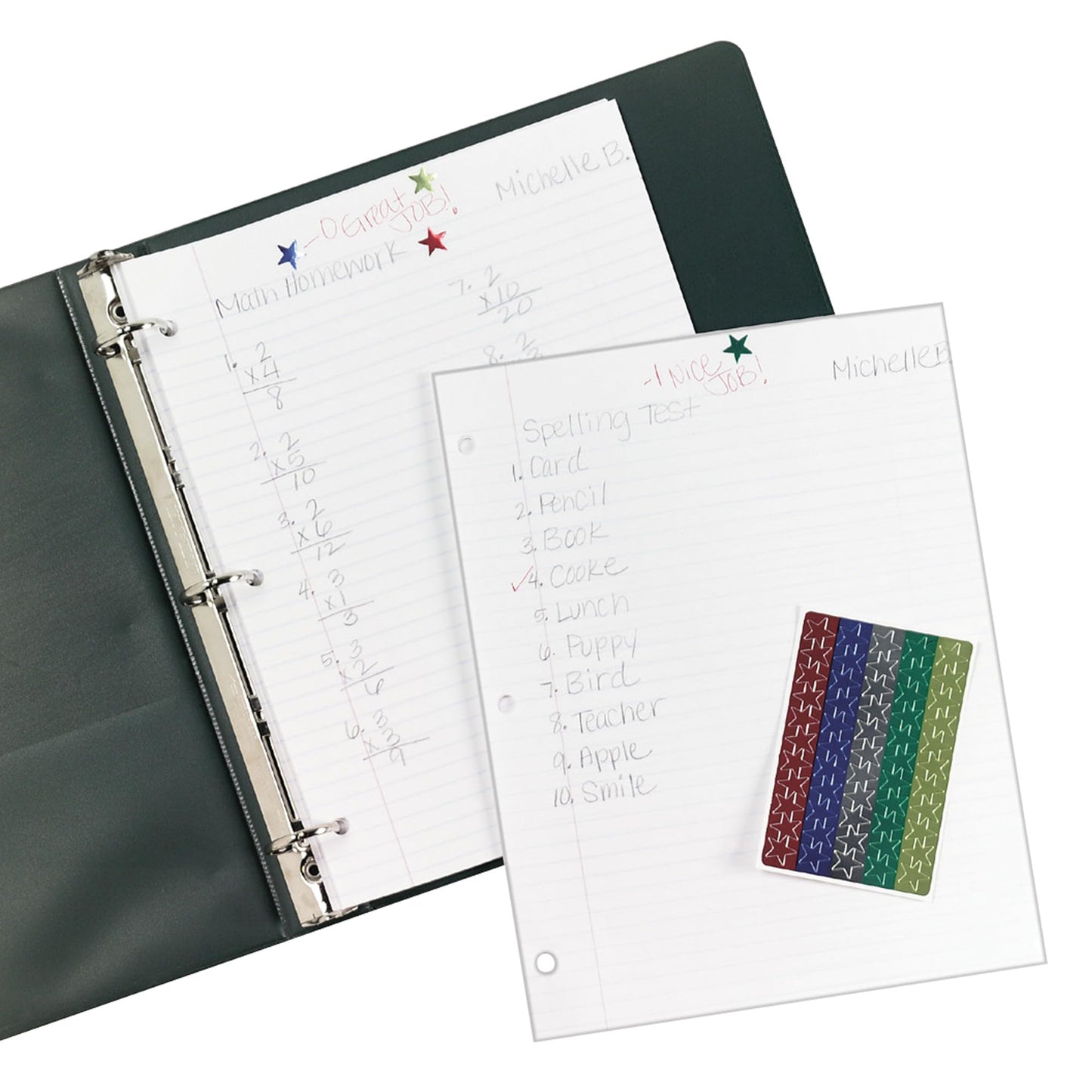 Avery Foil Star Labels, 1/2", Assorted Colors, Non-Printable, 8 Packs, 3,520 Star Stickers Total (21922)