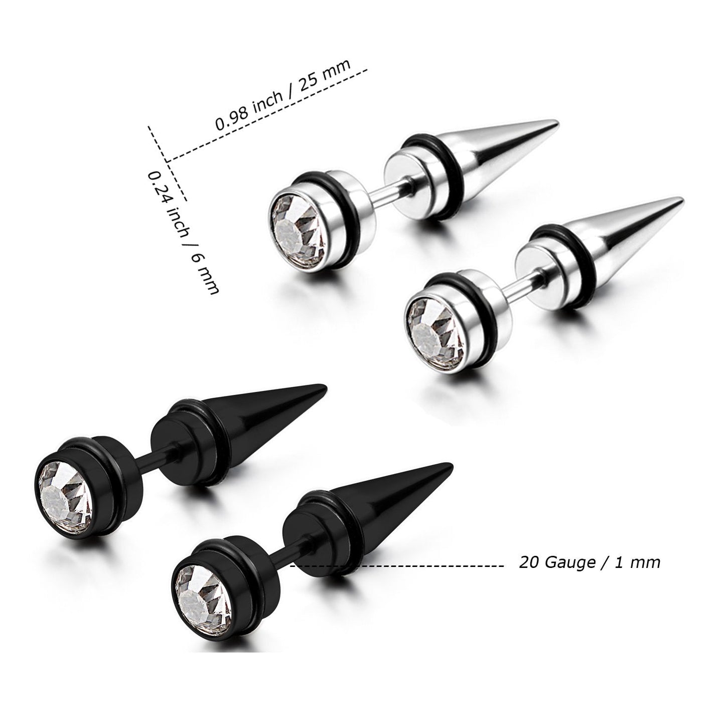 spike earrings