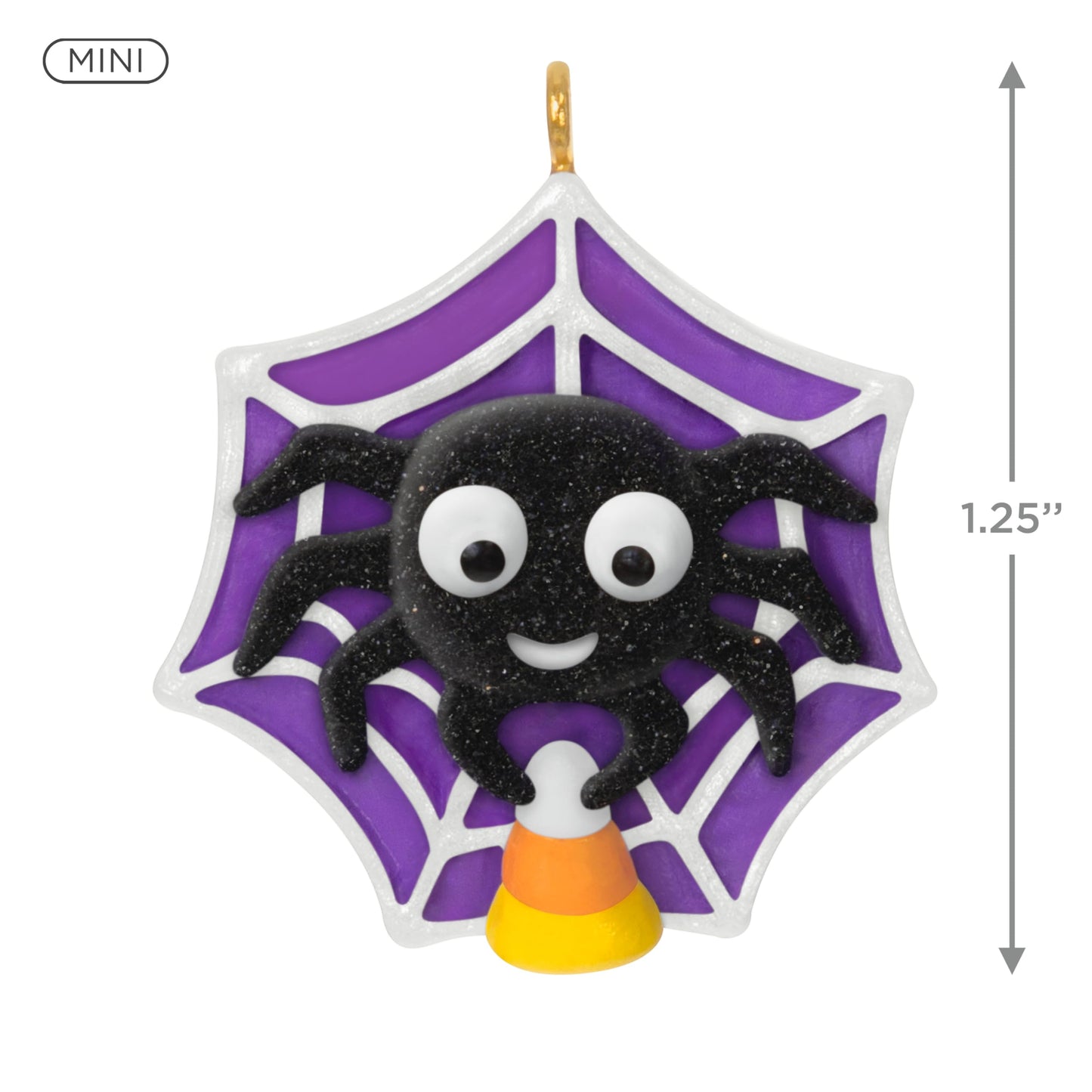 Hallmark Keepsake 1.25" Mini Halloween Ornament 2025, Itty Bitty Spider, Halloween Decorations