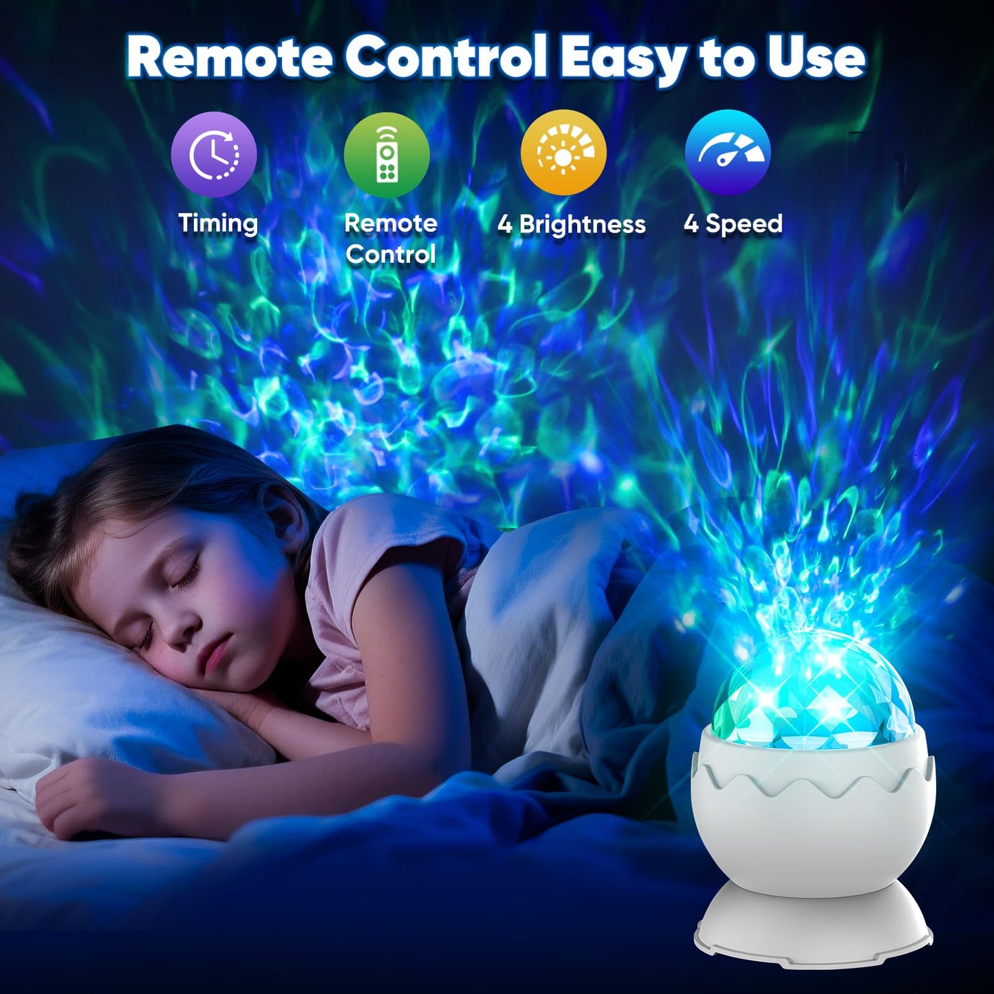 Proran Galaxy Projector for Bedroom, Nebula Galaxy Night Light Projector with Timer and Remote,Gift for Kids Adults for Ceiling,Birthdays,Christmas,Valentine's Day