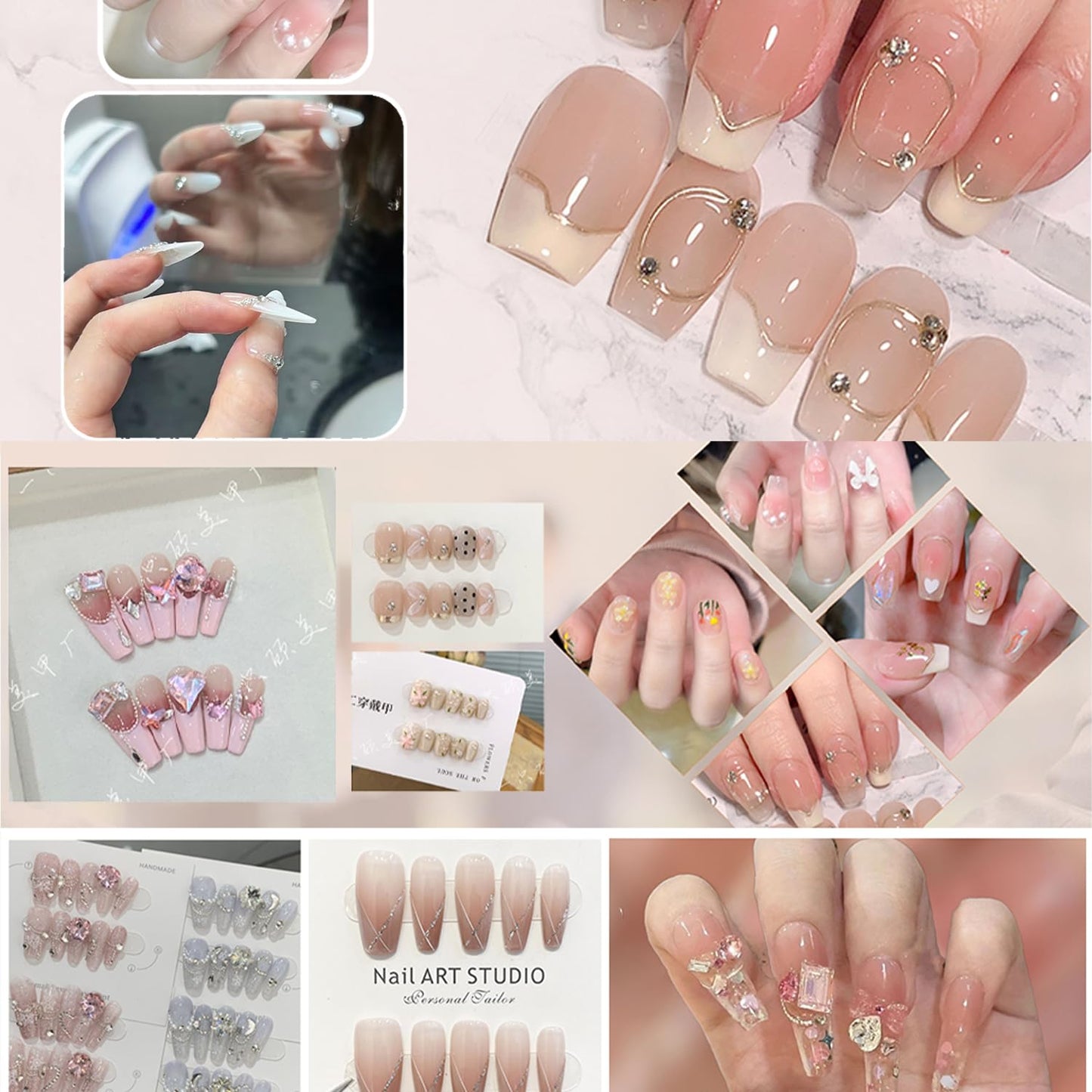 Nail Adhesive Tabs, Sticky Tabs for Nails, Strong Nail Glue for Press On Nails, Waterproof Stickers (25 Sheets (600 pcs))