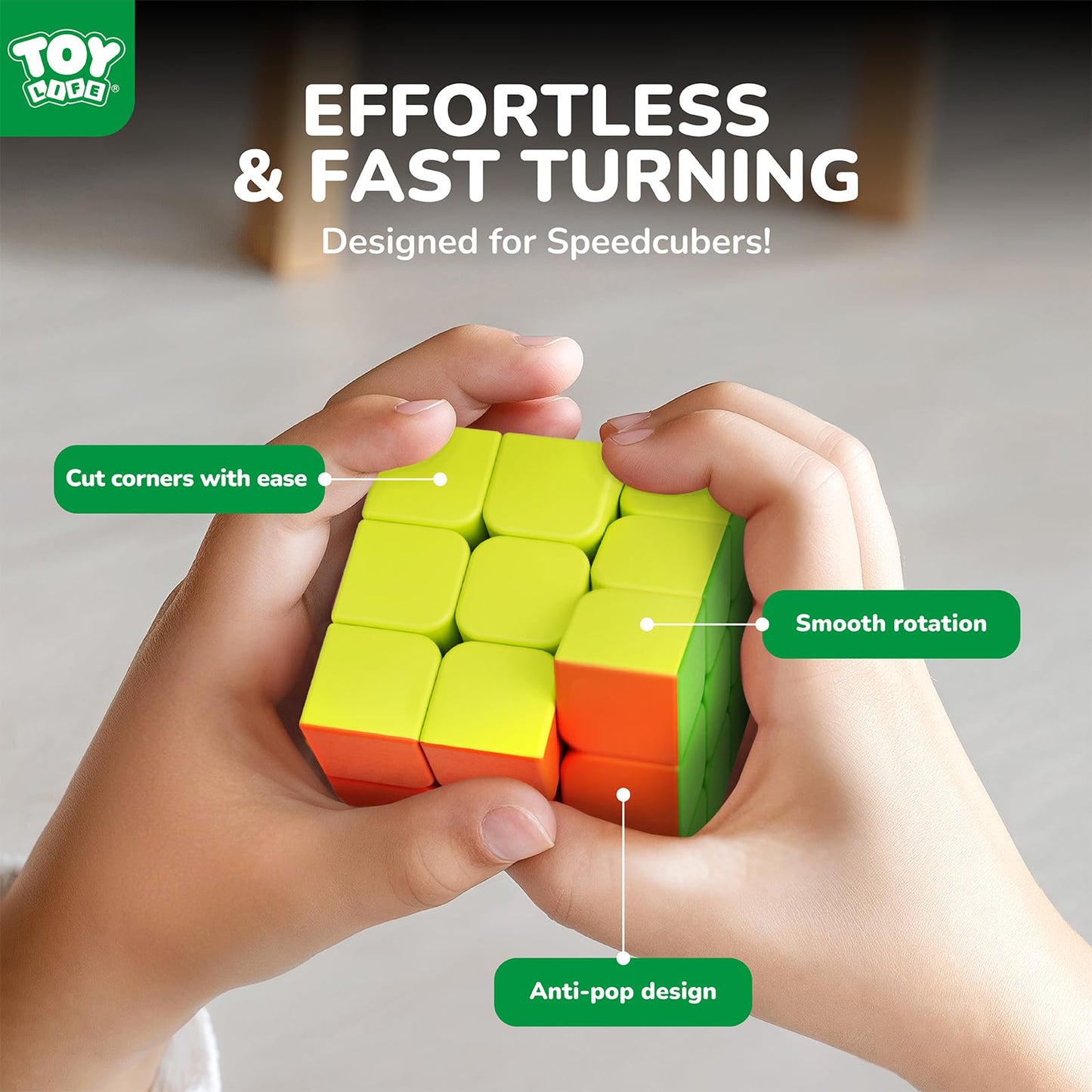 STEAM Life Speed Cube Set 10 Pack Magic Cube | Includes 2x2 3x3 4x4 5x5 Speed Cube, Pyramid Cube, Megaminx Cube Puzzle Cube Bundle Collection Cube, Toys Gift for Kids & Adults
