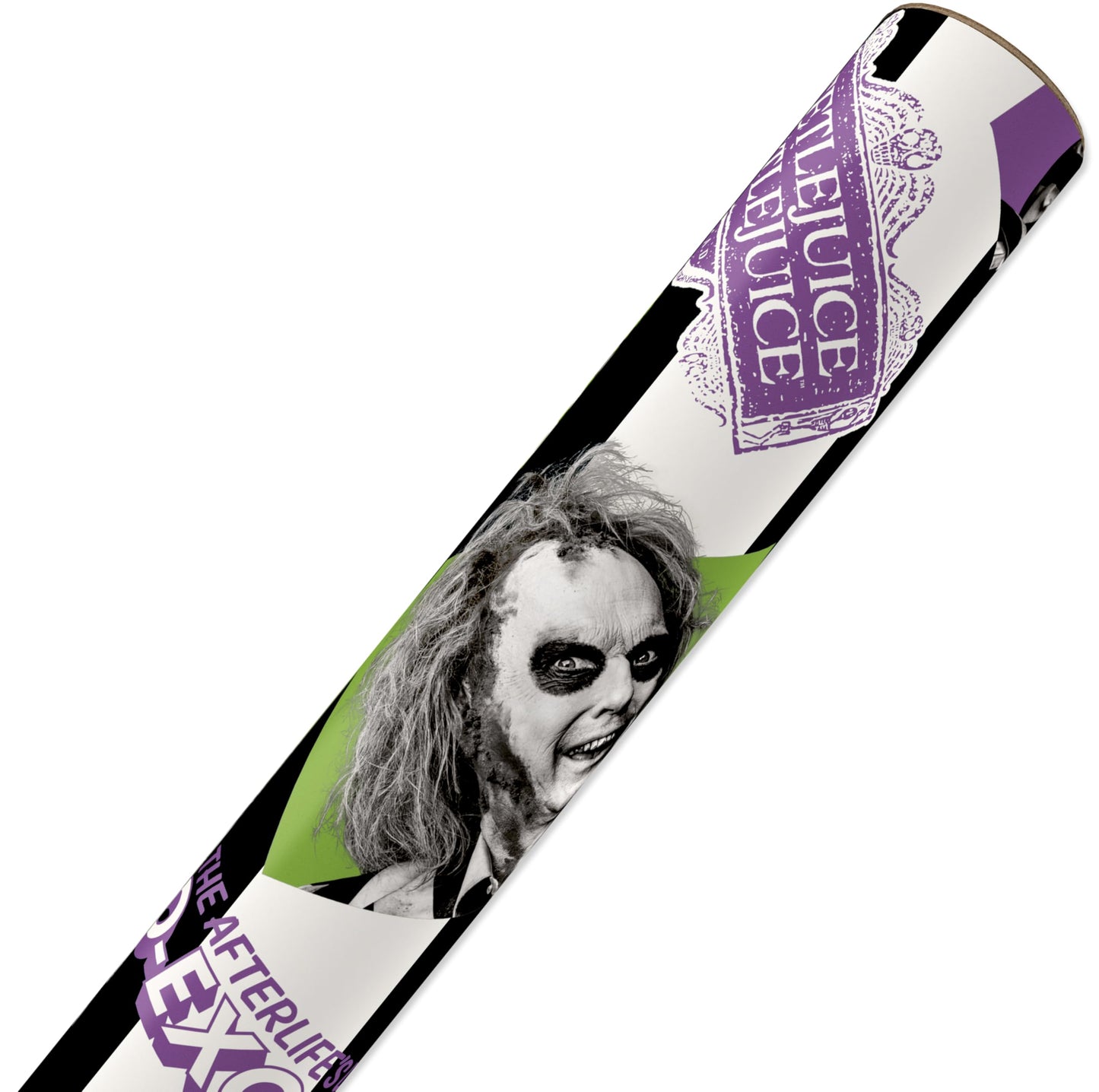 American Greetings 40 sq. ft. Reversible Beetlejuice Wrapping Paper for All Occasions (1 Roll, 30 in. x 192 in.)