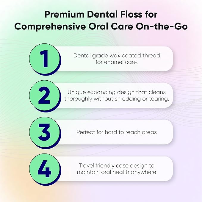 Something Nice NanoFloss Threader for Teeth, Vegan Dental Floss Thread, nHAP1000D Polyester Fiber Waxed with Nano Hydroxyapatite for Enamel Care Kid Friendly, Cinnamon Flavored, 42M