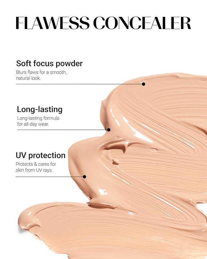 THESAEM Cover Perfection Tip Concealer, Liquid Multi-Use Concealer, Full Coverage Makeup for Acne Dark Spots Dark Circles Hyperpigmentation and Blemishes, 0.2 fl.oz. (#1 Clear Beige)