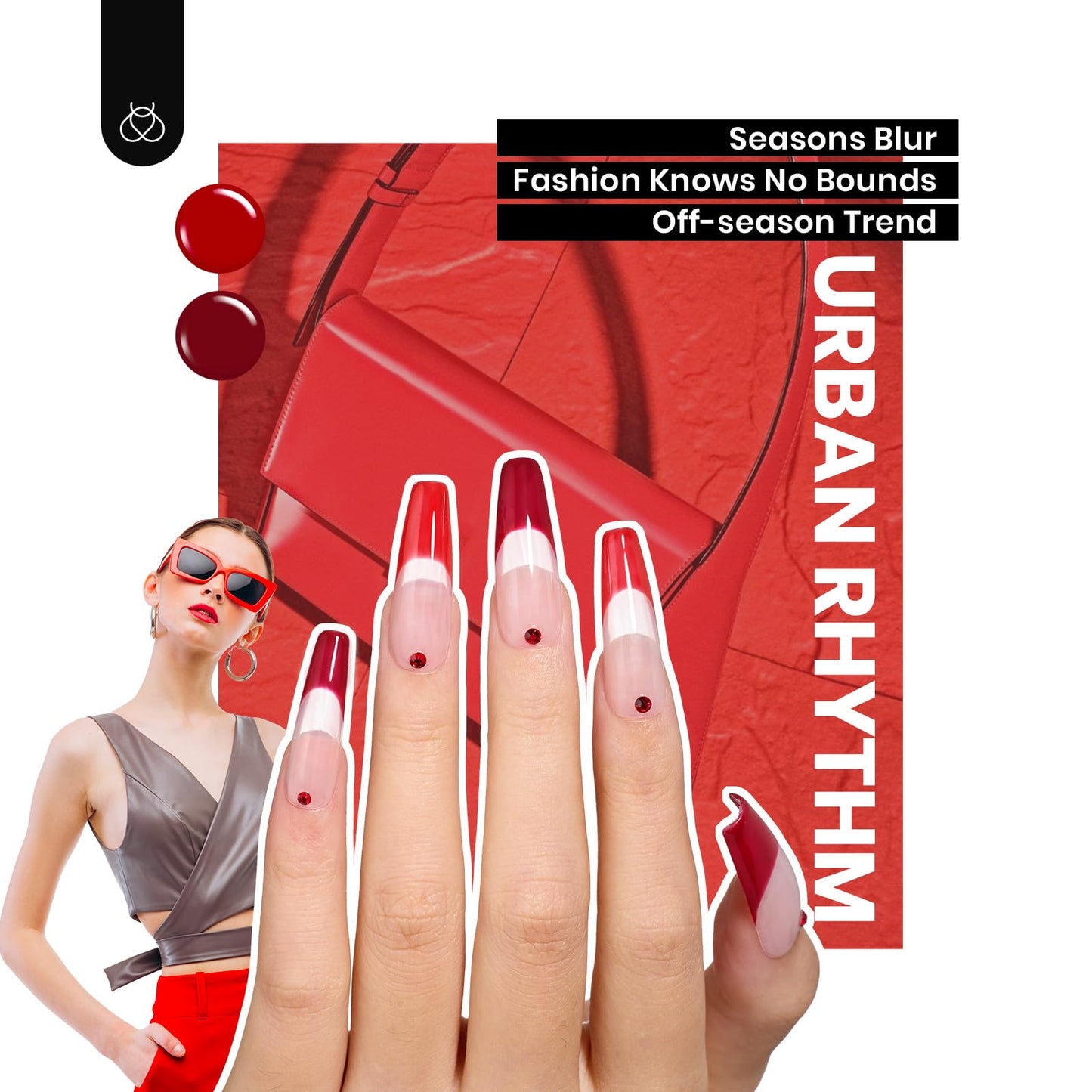 Beetles French Tip Press On Nails: 150 Pcs Pink Short Square Press On Nails with Gel Polish 25 Colors Fall Winter Gel Nail Polish Set