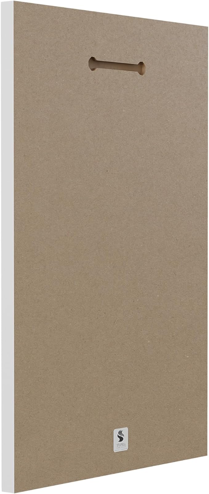 Stupell Industries Beauty Begins Once You Decide to Be Yourself White Marble Typography, Design by Daphne Polselli Wall Art, 10 x 15, Black