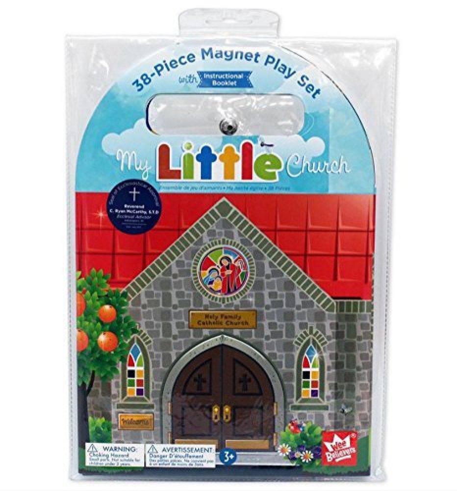 Wee Believers My Little Church 38 Piece Magnet Book Play Set