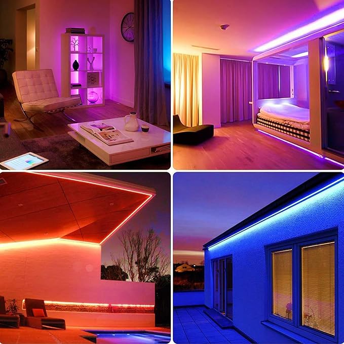 TUNICHX RGBW SMD FCOB 5 PIN LED Strip 2.4 GHz WiFi Group Controller Alexa Google Home Smartphone APP Control Compatible with WR01RF LM096 FUT095 FUT096 B3 T3 Mi-Boxer/Mi-Light RGBW Remote