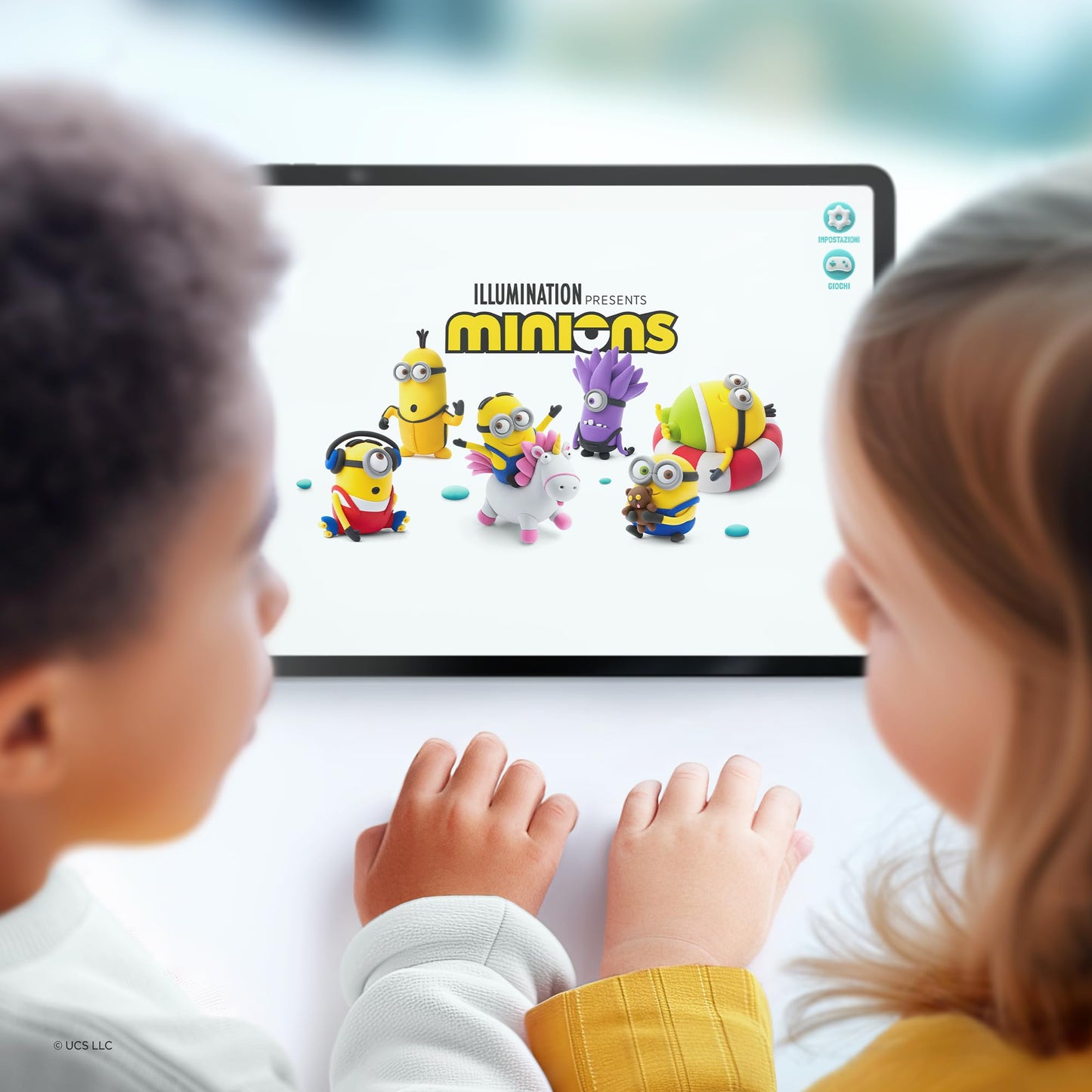 HEY CLAY Minions - Colorful Modeling Air Dry Clay for Kids - Air Dry Clay Kit 5 Cans and Sculpting Tools with Fun Interactive Instructions App - Age 3 and up (Dave & Fluffy)