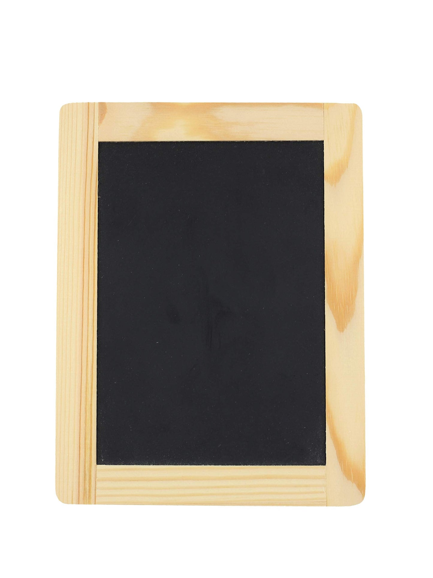 Creative Hobbies® Synthetic Chalkboard with Unfinished Wood Frame, 4 x 6 Inch -Pack of 6 Chalkboards