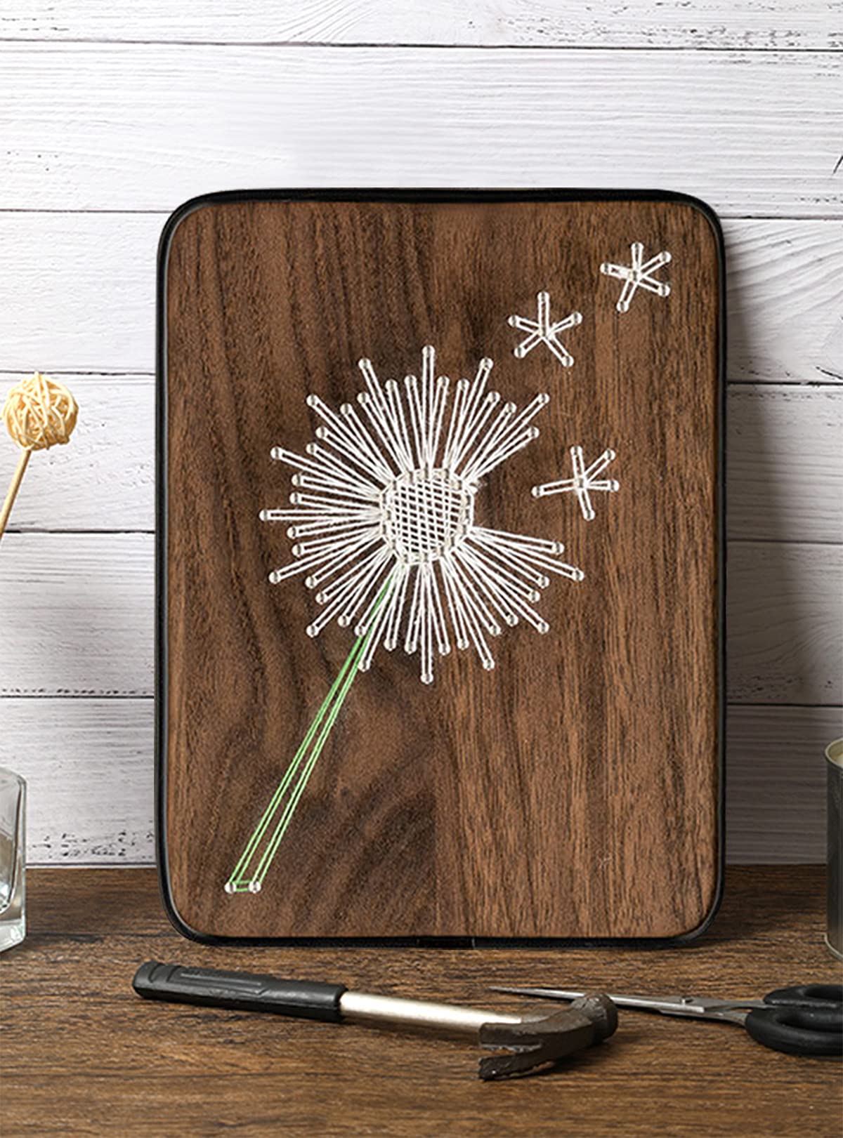 BAZIMA ALICE DIY String Art Kit for Beginner, Dandelion String Art,Unique Gift,Craft Kit for Holidays