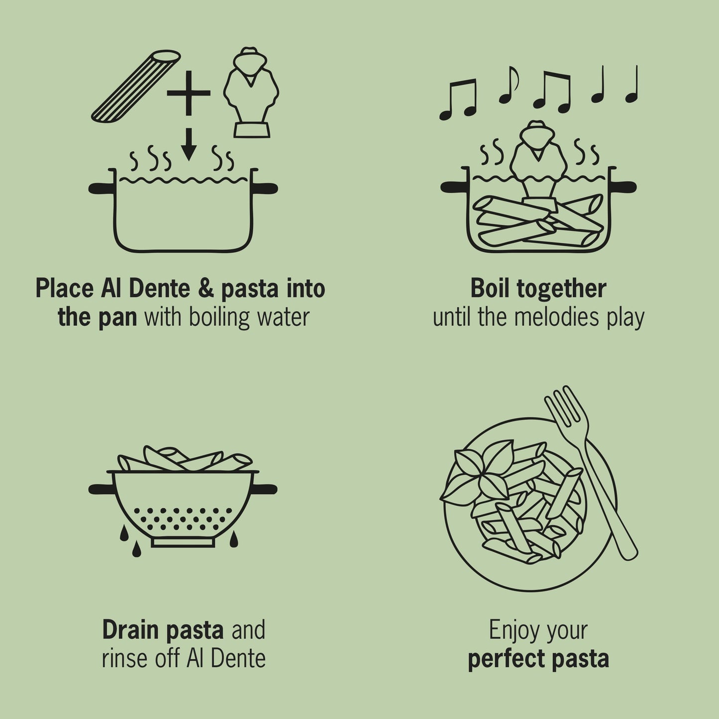 Al Dente Red – The Singing Floating Pasta Timer (2 Pack): Sings Different Tunes When Pasta is Ready at 3, 7, 9, and 11 Minutes, Boils with Any Pasta in The Pot, Floats in Cold & Hot Water
