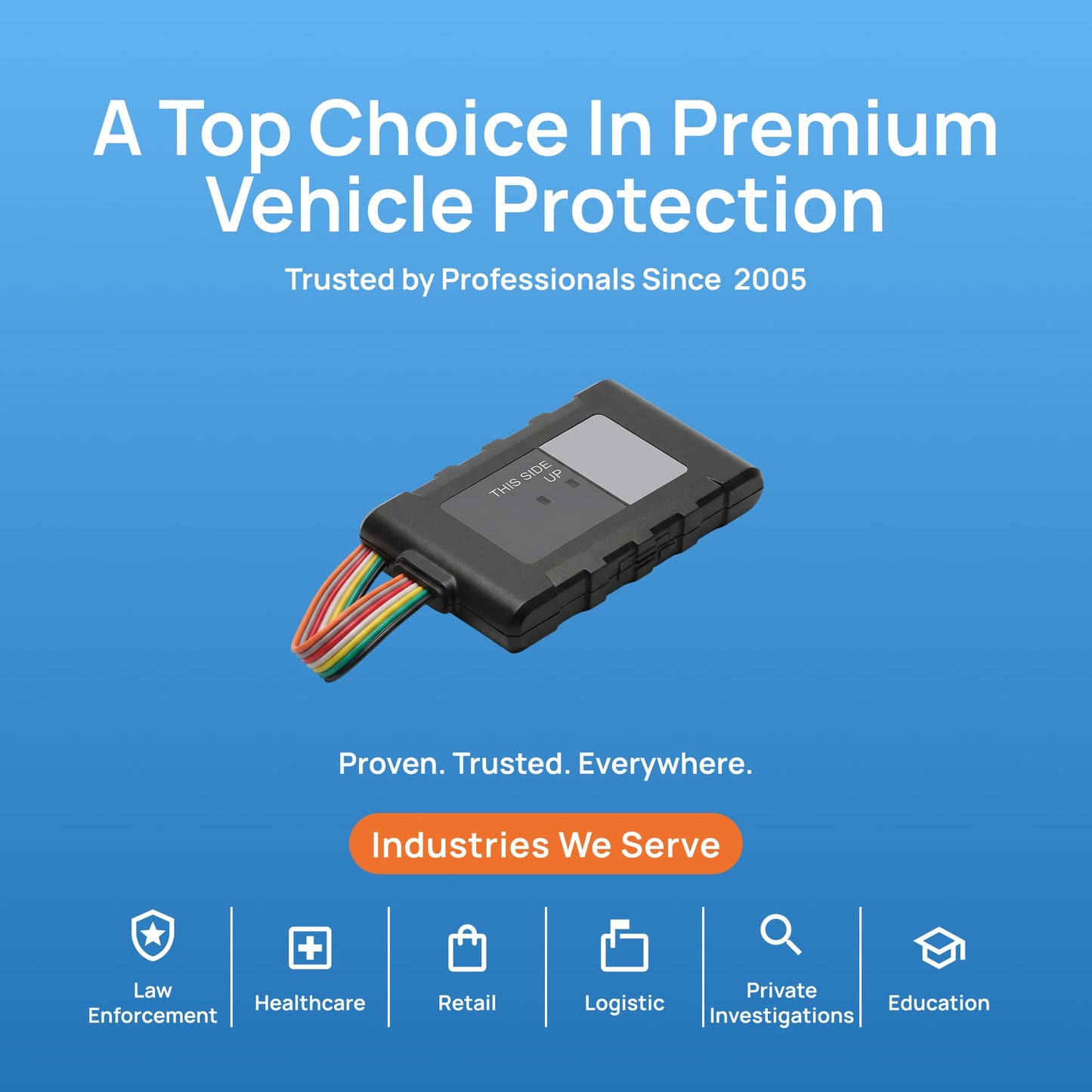 Brickhouse Security Livewire 4 4G LTE Auto GPS Tracker, Real Time Vehicle and Fleet Tracking, Geofencing, & Speed Alerts for Car & Trailer Vehicles, No Batteries Required, Subscription Plans Available