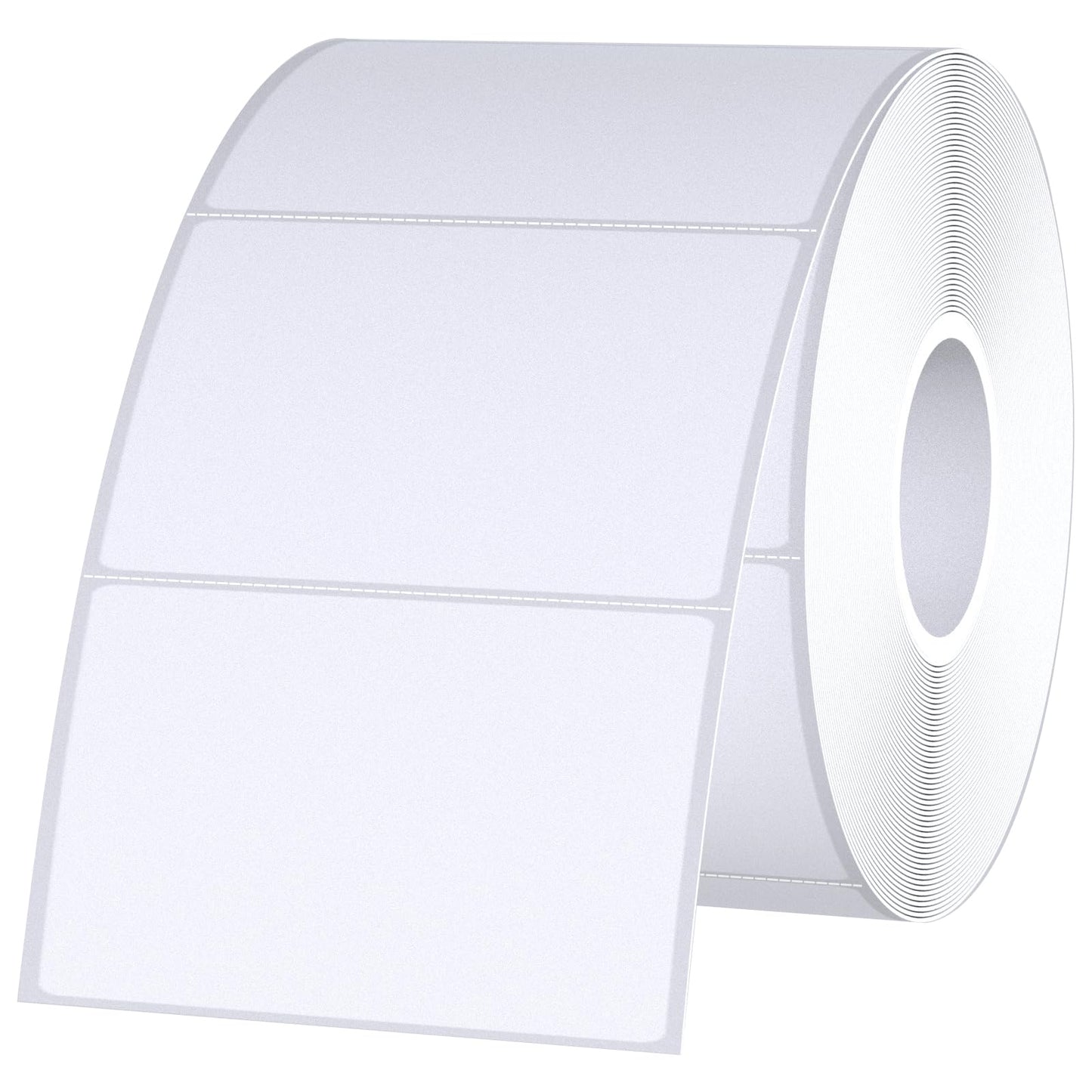 FATICO 3x2 Thermal Labels Waterproof Thermal Sticker Labels with Perforated Line, 1000 Sheets/1 Roll, White