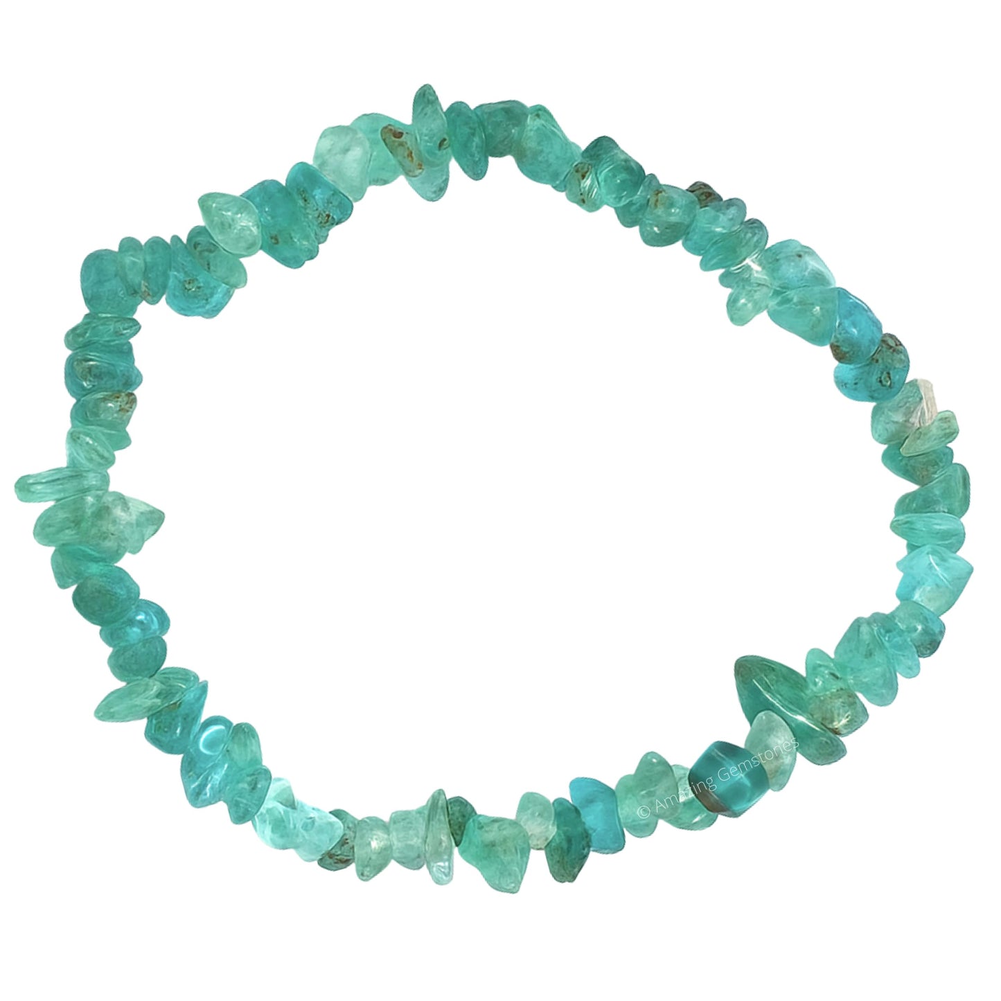 Amazing Gemstone Chips Bracelet (Apatite)