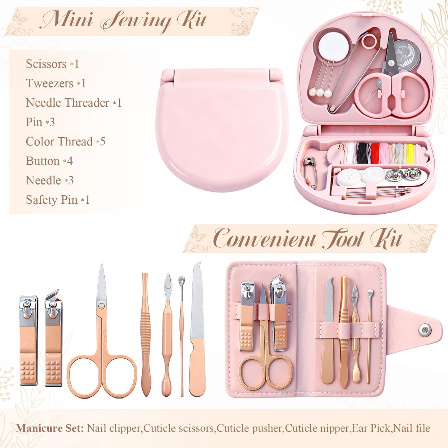 FUHSY Wedding Day Emergency Kit with 60+ Wedding Essentials Survival Set with Makeup Bag Bride Mini Emergency Kit for Womens Wedding Bridal Shower Gift Bride Bust Haves Honeymoon Essentials Travel Kit