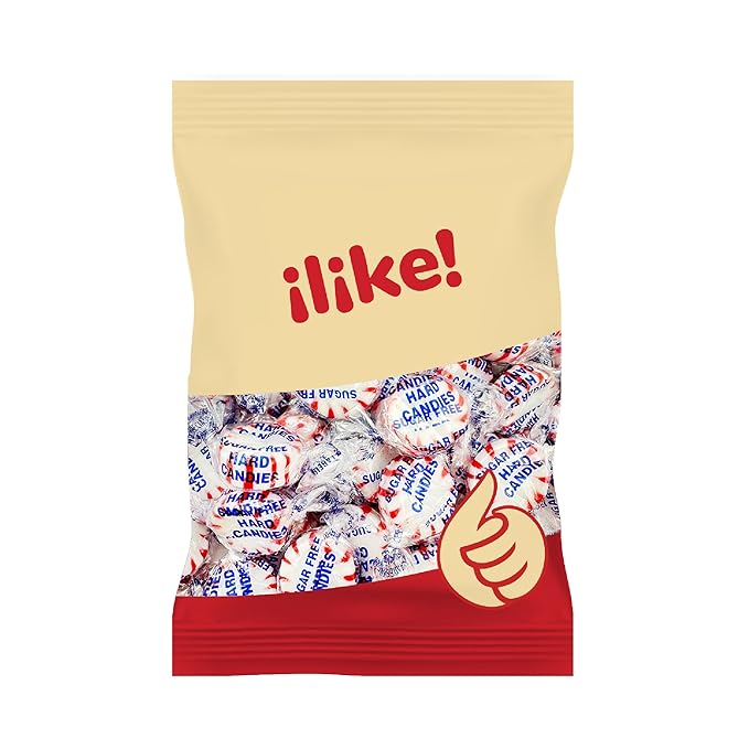 Sugar-Free Starlight Mints | 1-Pound Pack | Peppermint Hard Candy