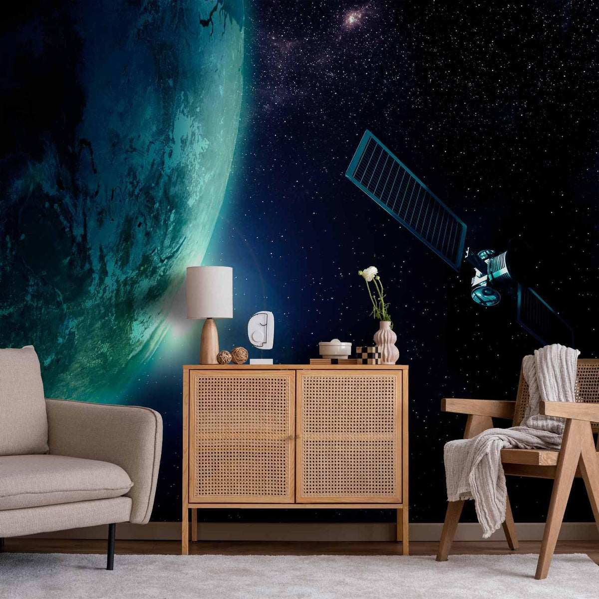 artgeist Premium Wall Mural Cosmos Galaxy 118x83 in - XXL Non-Woven Wallpaper Fleece Wall Decor Photo Print Picture Image Design Home n-B-0007-a-c
