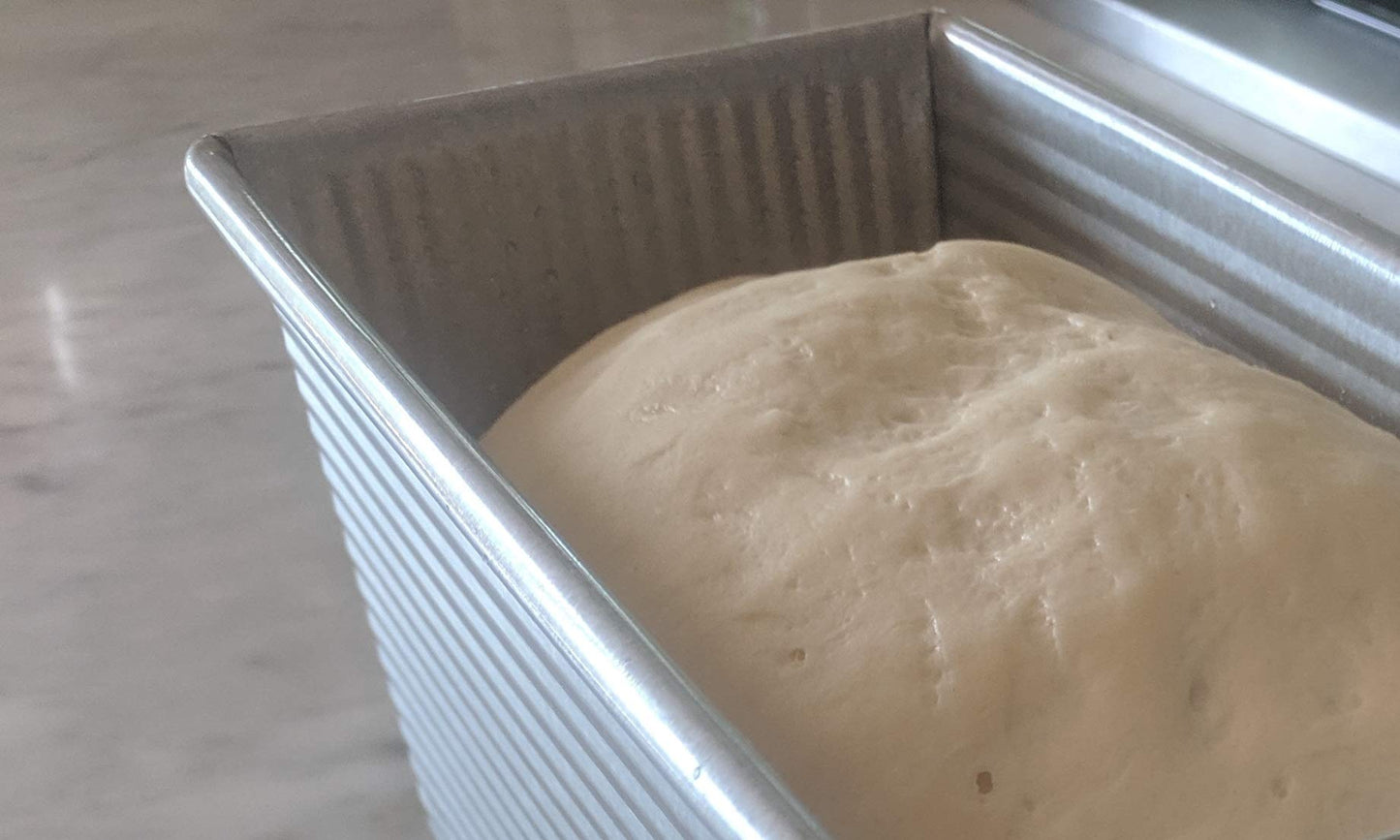 USA Pan Bakeware Pullman Loaf Pan, Large, Silver