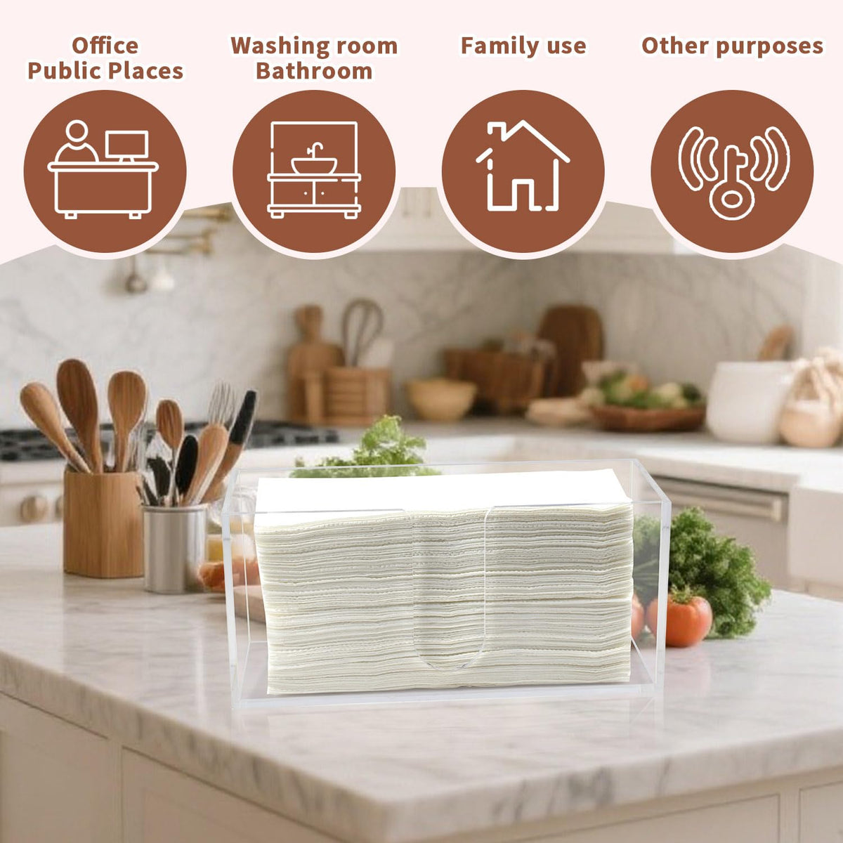 Acrylic Paper Towel Holder