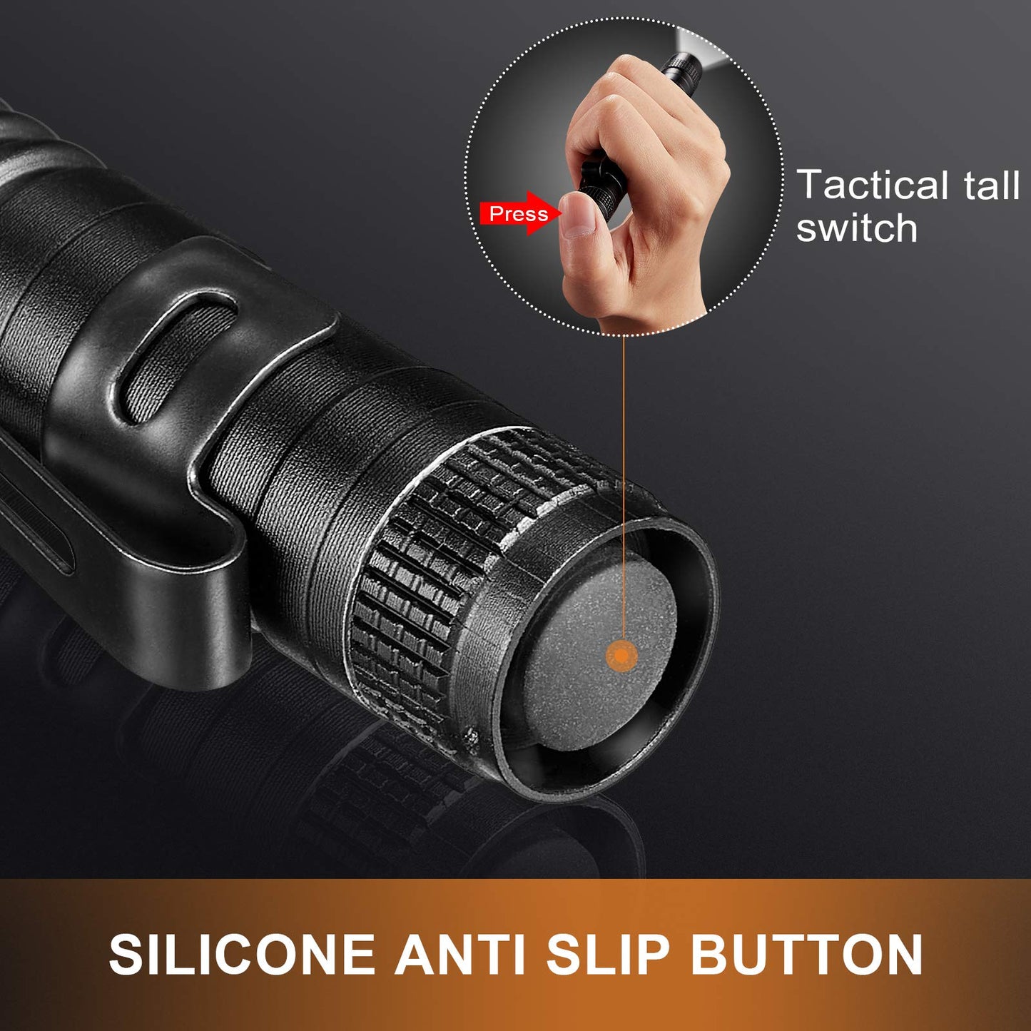 Honoson 12 Pieces Mini LED Pen Flashlight Bulk Small Pocket Flashlight 3.5 Inch, 5.24 Inch Aluminum Handheld Penlight with Clip for Inspection Camping Emergency Diary Lighting