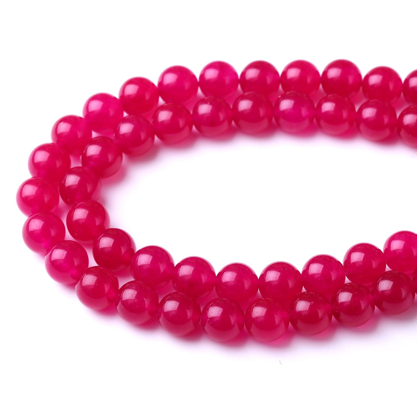 10MM Rose Carnelian Round Loose Beads Natural Gem Beads Crystal Energy Stone Beads for Jewelry Making DIY Bracelet Necklaces