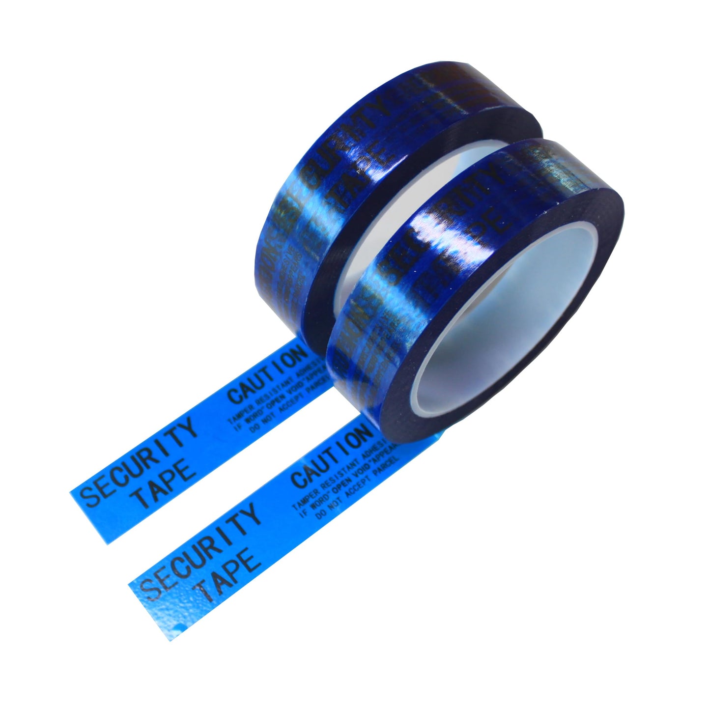 TamperSeals Group - 2 Rolls Blue Non-Transfer Tamper Evident Security “VoidOpen” Tapes (1Inch x 50Yards x 2Mil, No Residue Left, Do Not Open if Seal is Broken)