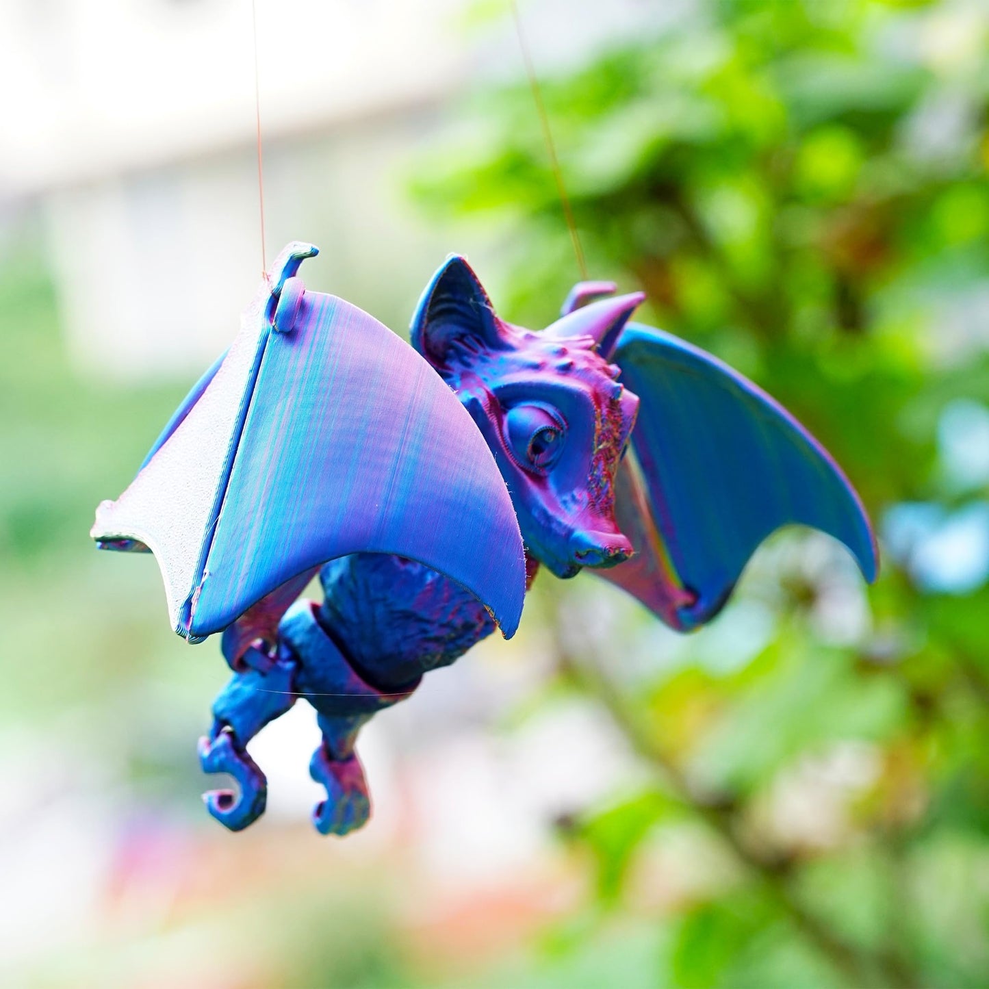 3D Printed bat Model,Articulated bat Toys,Surprise Fantasy Gifts, Flexible Joint Animal Figurines, 3D Printed Stuff,Stress Relief, Fidget restlessness, ADHD Toys