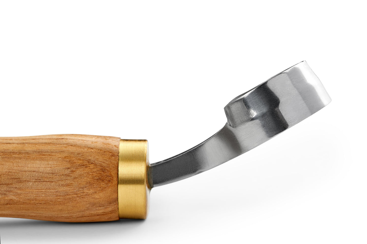 Wood Carving Scorp Knife. Round Carving Tool for Spoons, Bowls and Cups. Wood Carvers Rounded Hook Knife Spoon carving knife. (ANGLED)