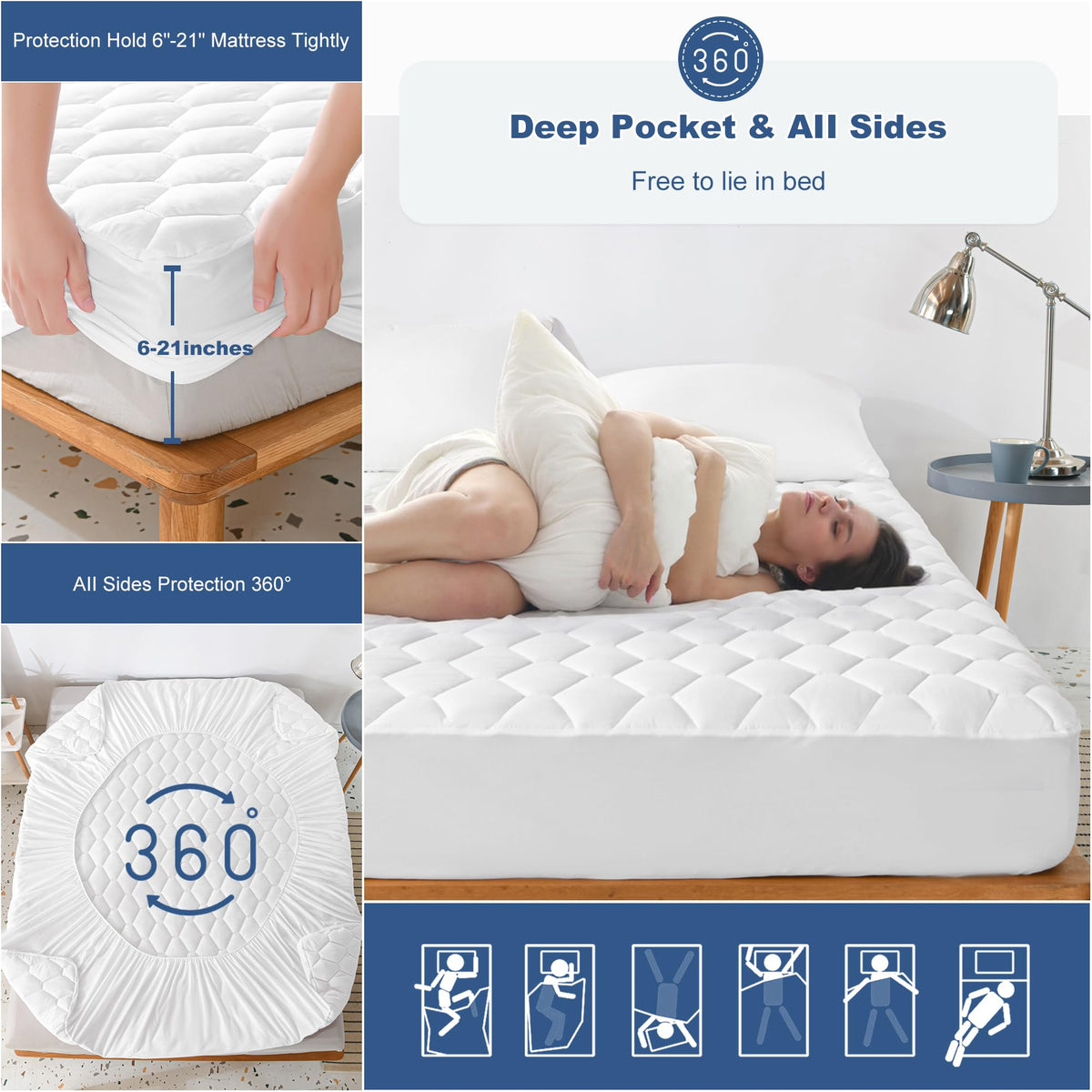 California King Waterproof Mattress Protector