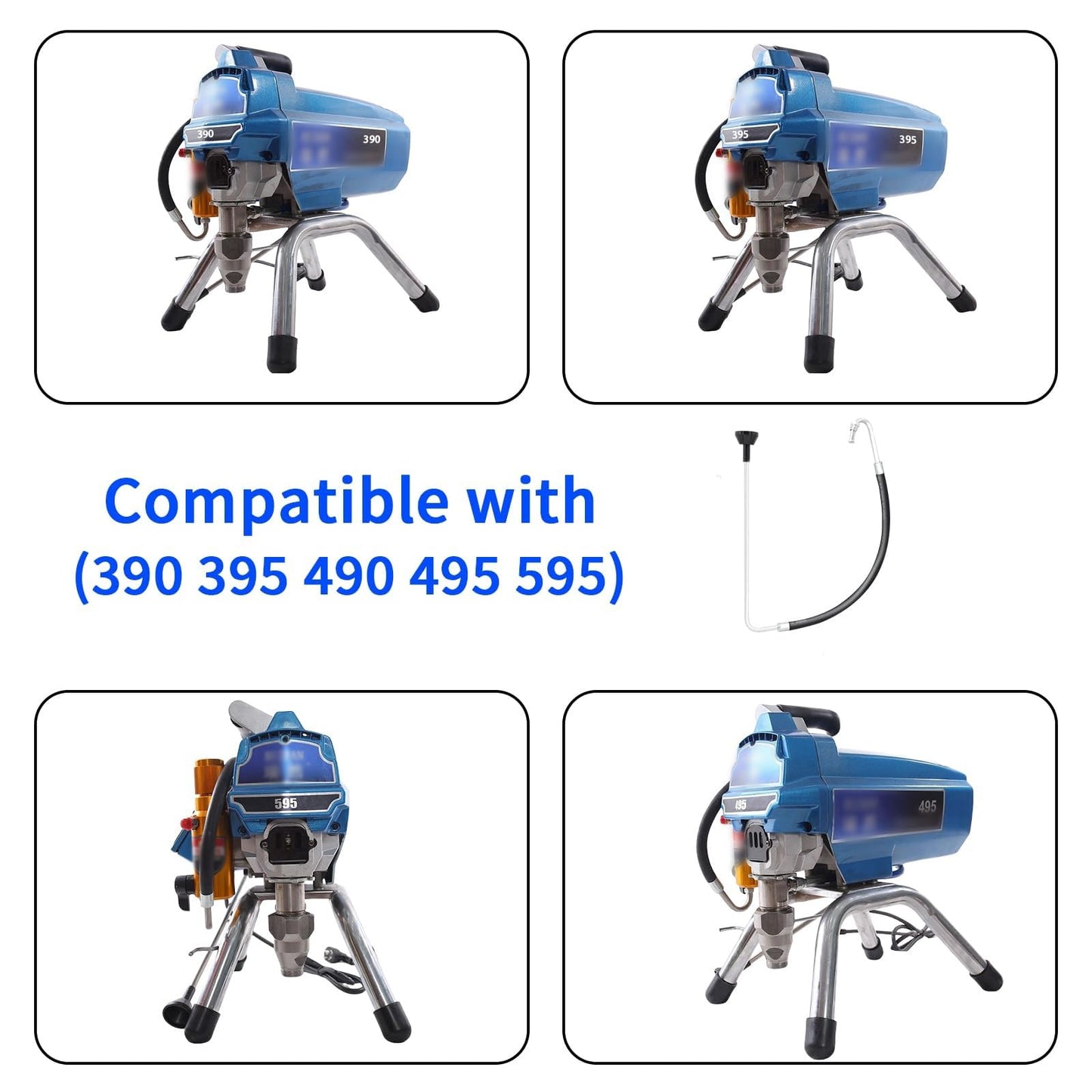 Reflux Line Replacement Parts for Airless Paint Sprayer Accessories ，Compatible with Graco 390 395 490 Airless Spraying Machine ，Paint Sprayers Tool Parts