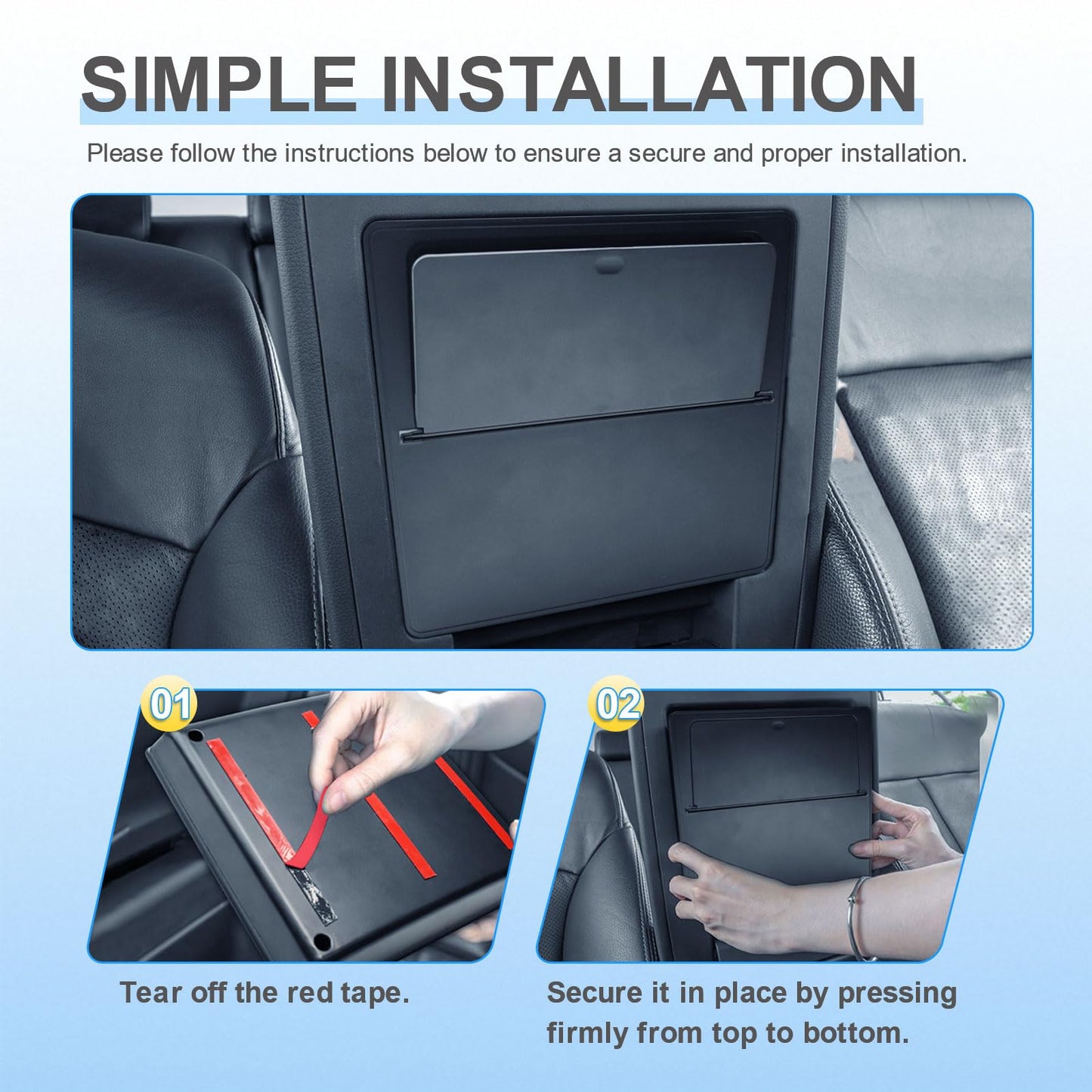 EDBETOS Center Console Hidden Organizer Compatible with 2023-2026 Honda Pilot /2024 2025 2026 Ridgeline/Passport Secret Compartment Accessories Armrest Hidden Storage Box, Press to Open/Close