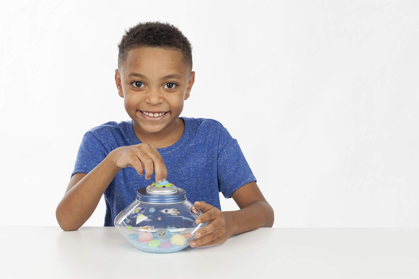 Creativity for Kids Crystal Space Terrarium Kit - Crystal Growing Kit for Kids - DIY STEM Science Kit for Boys and Girls (Ages 6+)