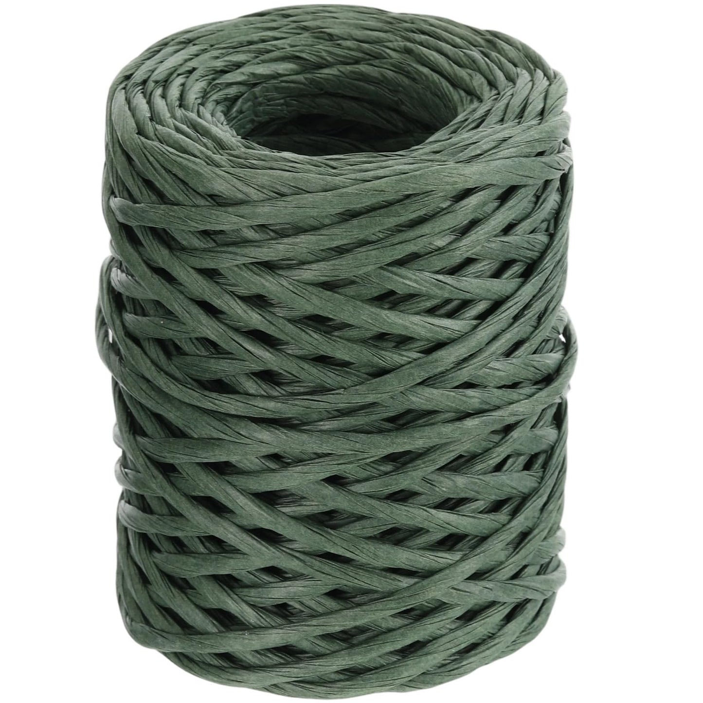 Syhood 130 Feet Floral Wire Rustic Vine Bind Wire for Craft Wrapping Flower Bouquets(Dark Green, 1 Roll)