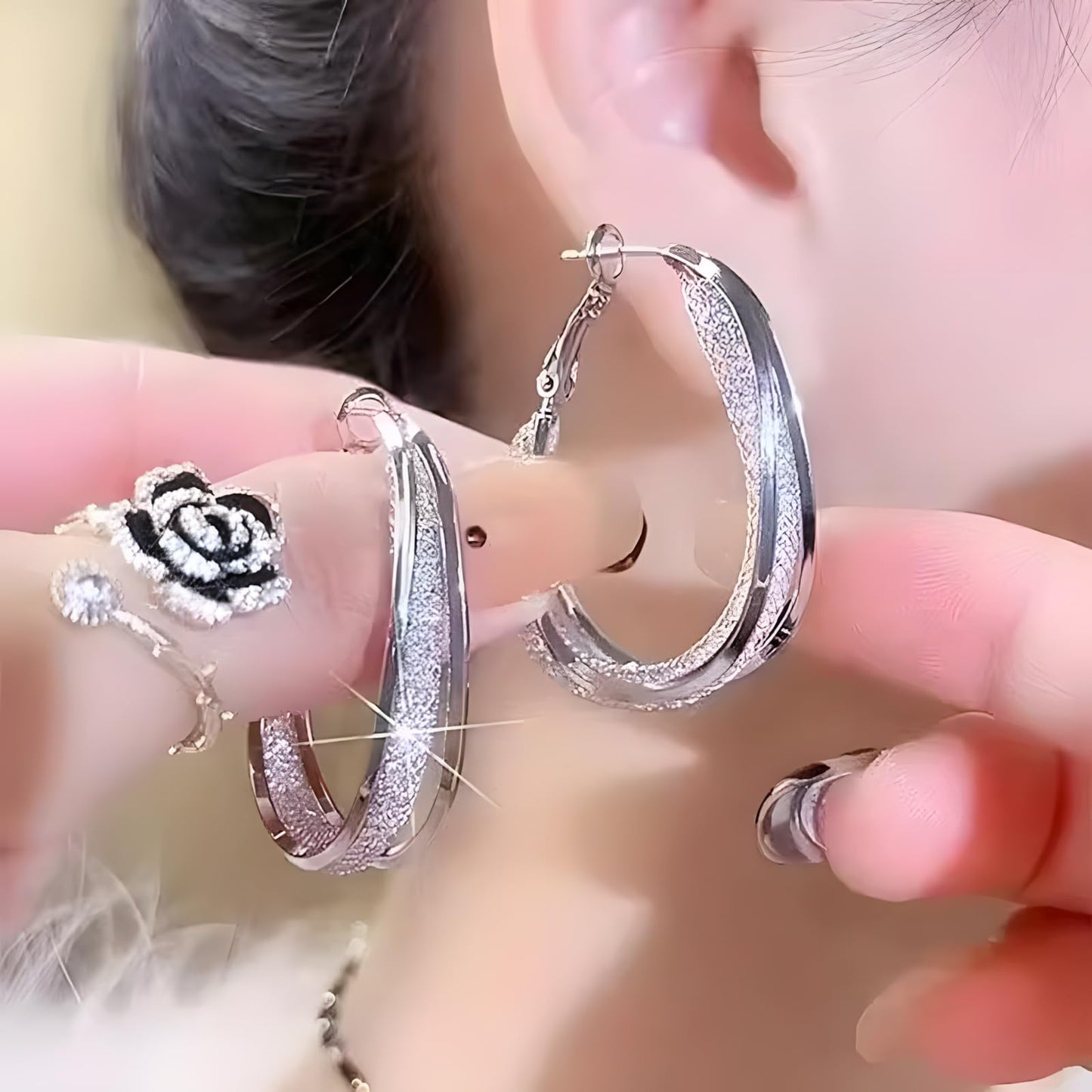 Lymphatic Earrings (Silver)
