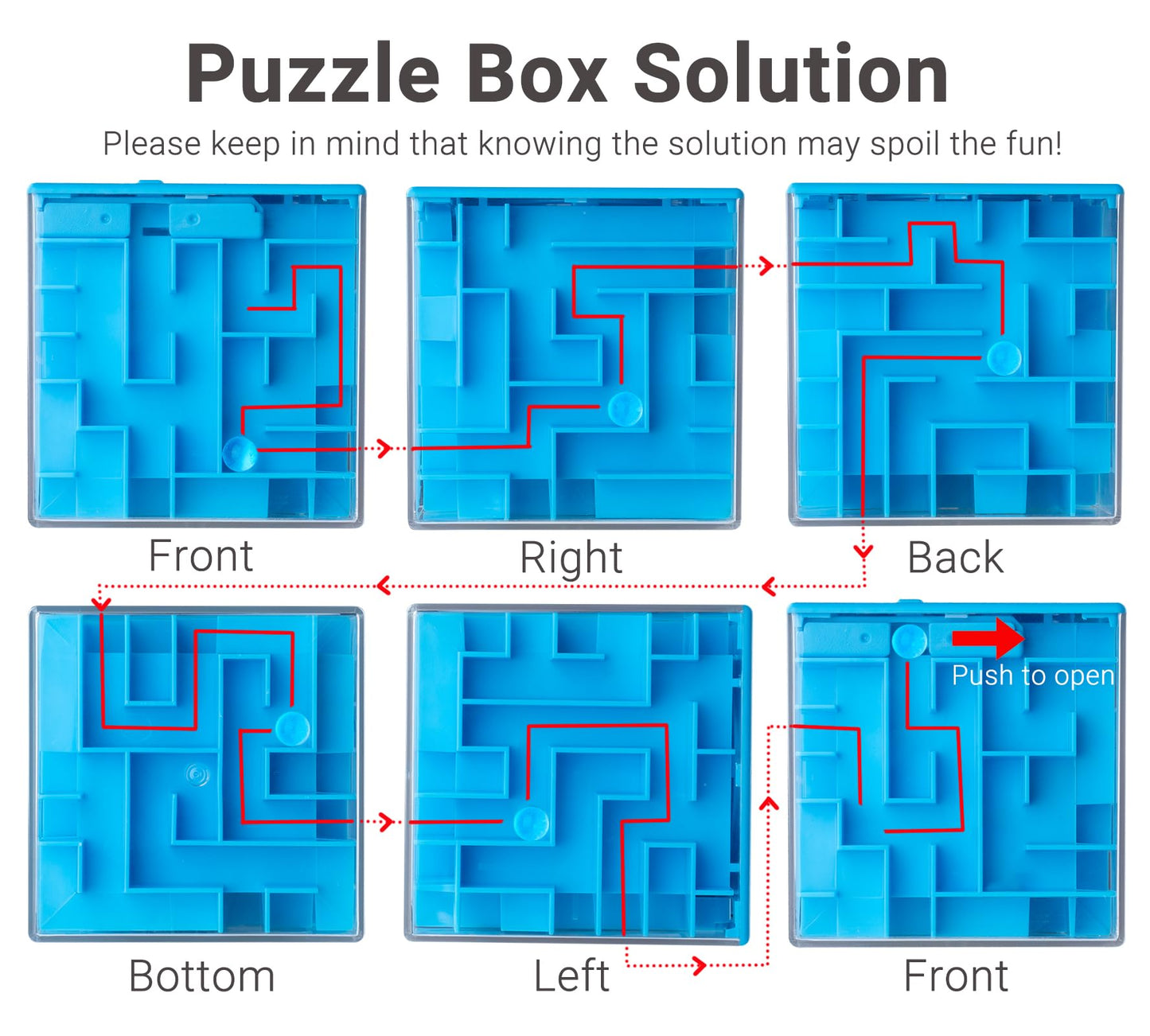 iKeelo Money Maze Puzzle Box (2 Pack) for Kids and Teens, Makes Cash Gift Giving More Fun