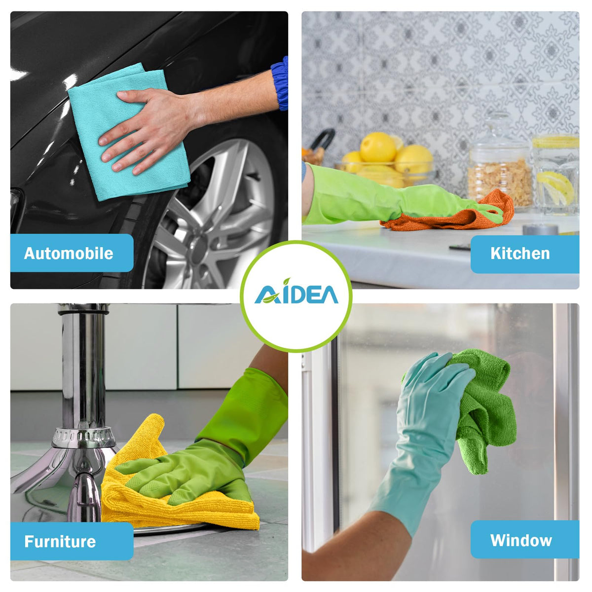 Microfiber Cleaning Cloth (20 Count)