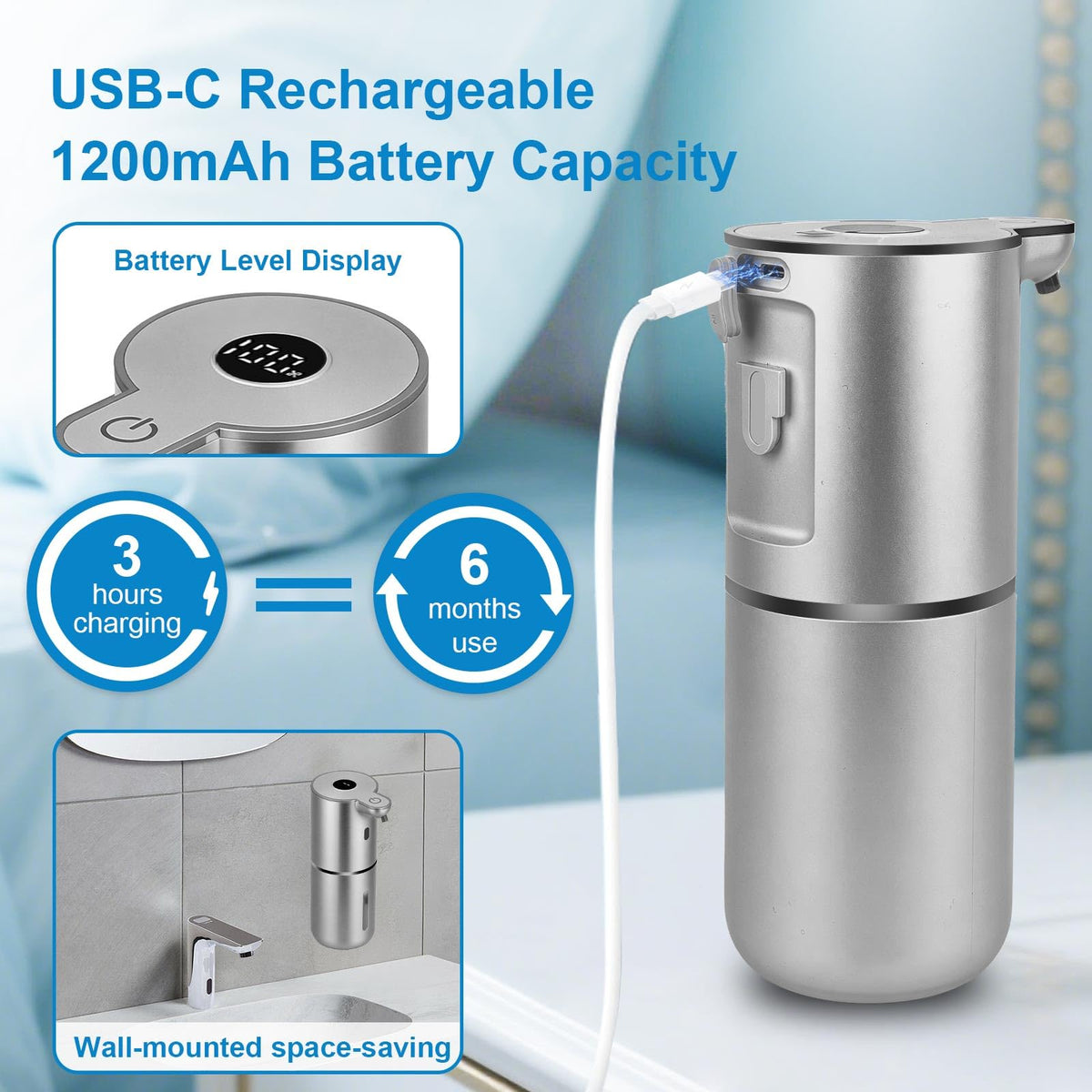 Automatic Liquid Soap Dispenser Touchless